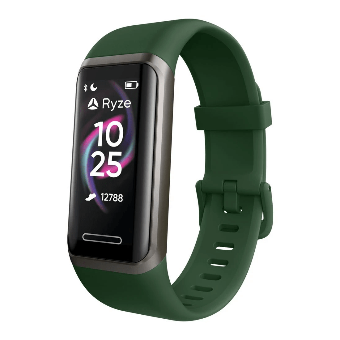 2 Ryze Elevate Smart Watch Black and Green, 2 of 3