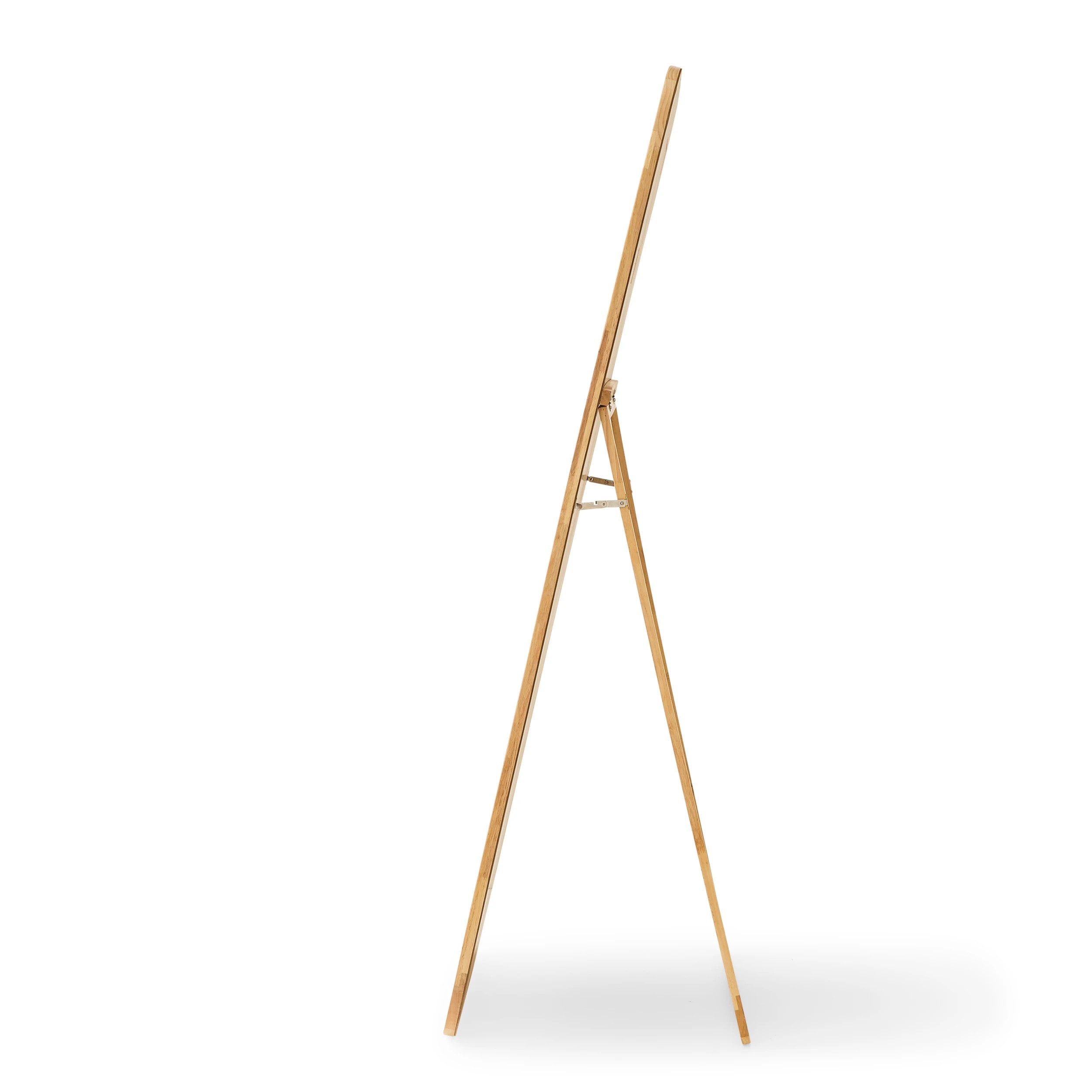 4 Oak Look Mirror with Stand - 170cm x 60cm, 4 of 6