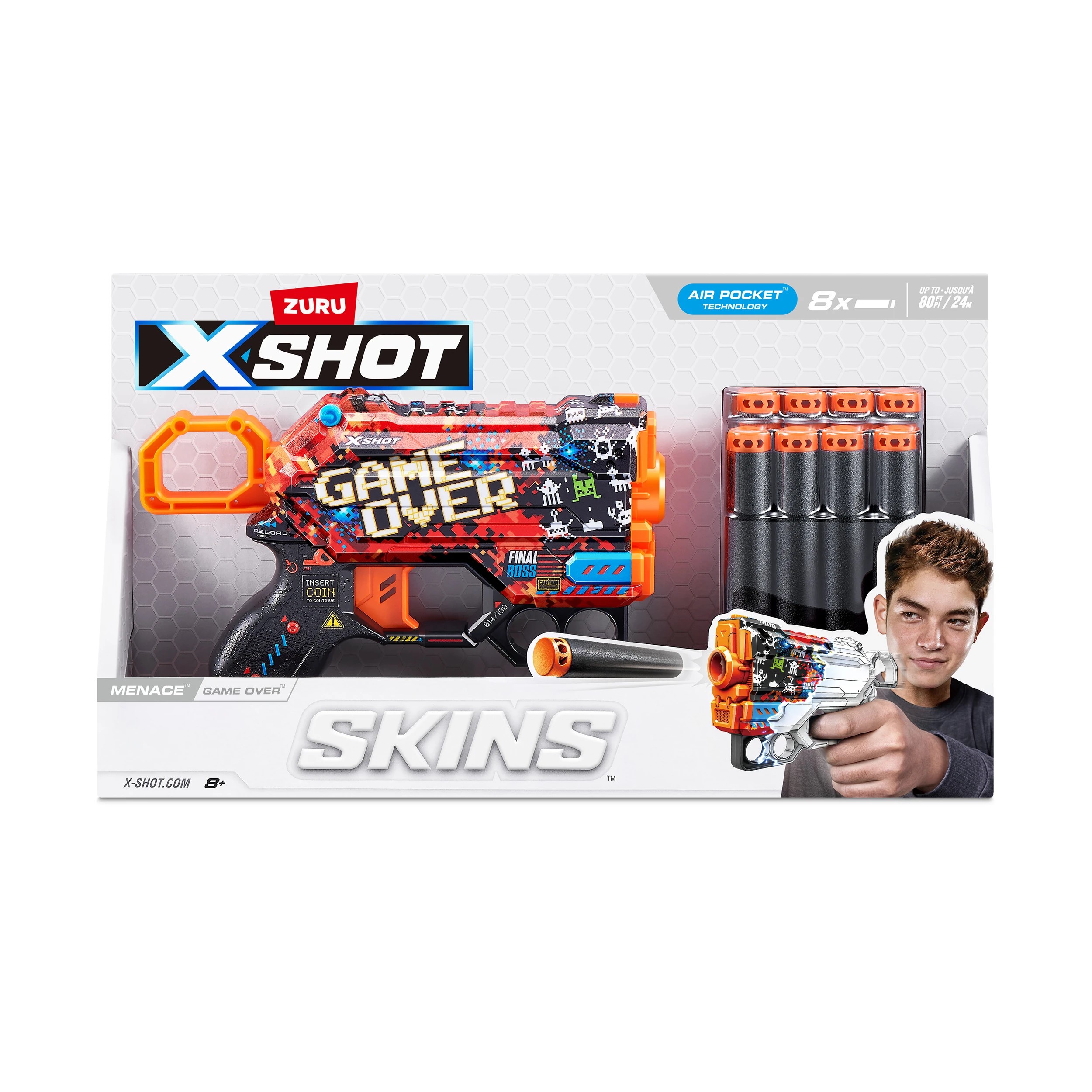 1 Zuru X-Shot Skins Menace Dart Blaster - Camo, 1 of 8