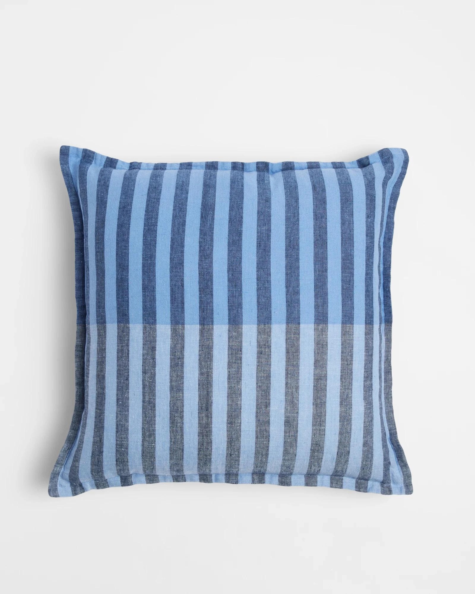 1 Target Two Tone Linen Stripe Cushion - Bonnet Blue - Blue, 1 of 2