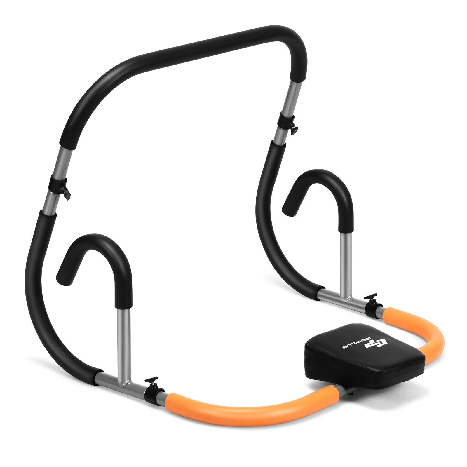 1 Costway Portable Ab Cruncher Machine Workout Equipment Abdominal Exercise Machine Black, 1 of 2