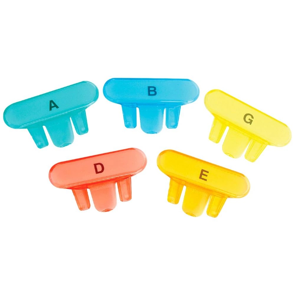 1 Crystalfile Suspension File Indicator Tabs Rainbow 50 Pack, 1 of 1