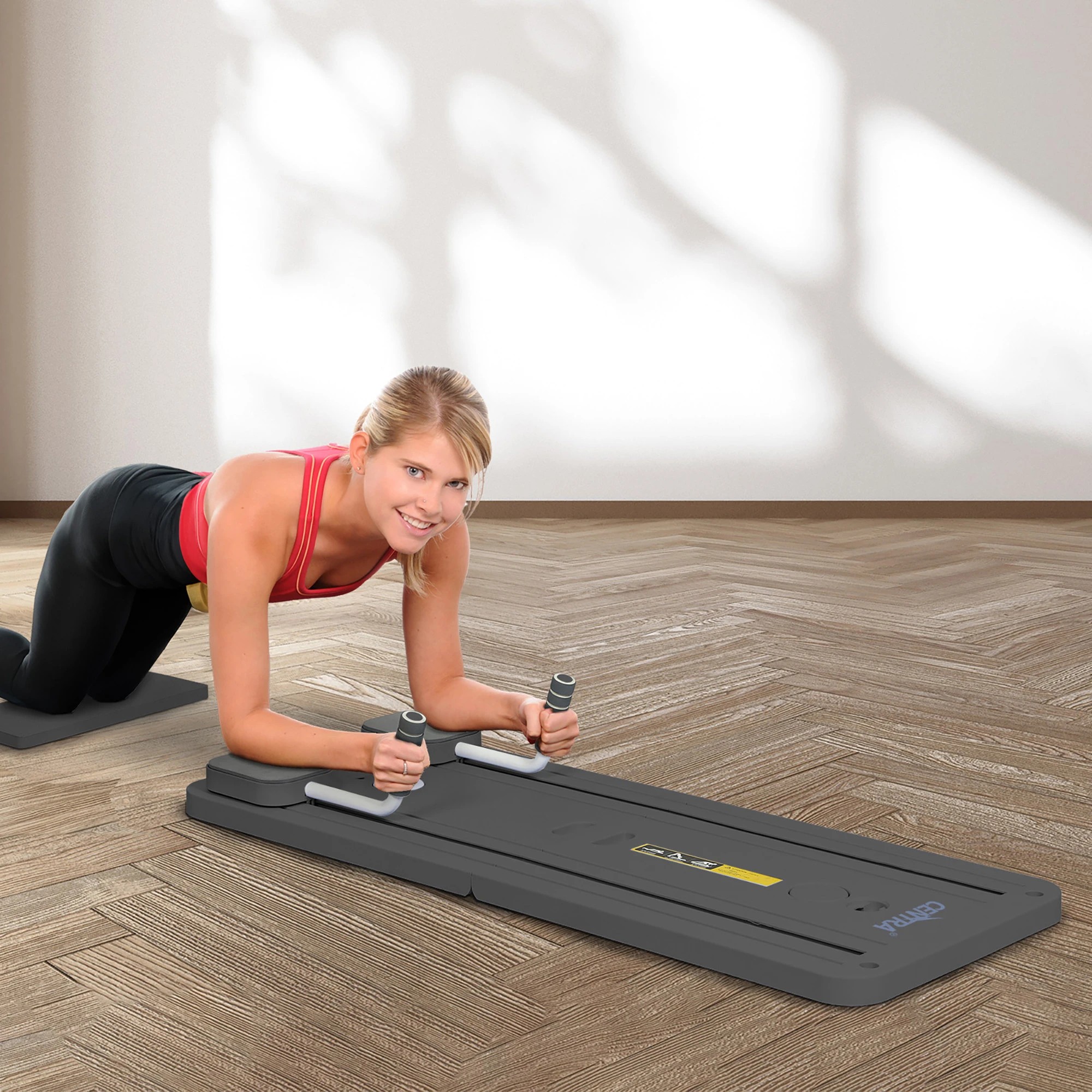 8 Centra Pilates Reformer Board Foldable Core & Abdominal Workout for Home Gym, 8 of 9