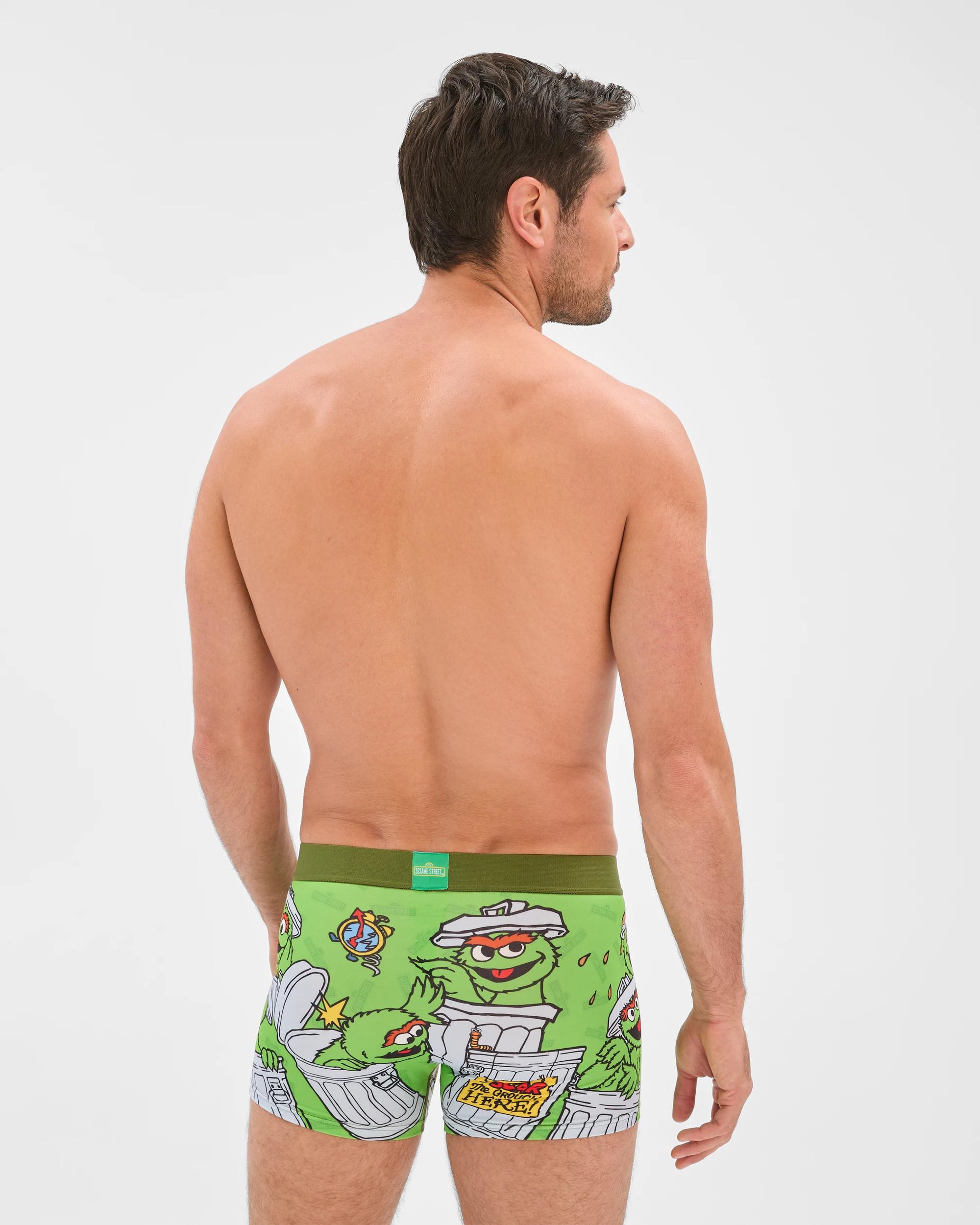 2 Swag Oscar The Grouch Trunks OSCAR THE GROUCH GREEN, 2 of 4