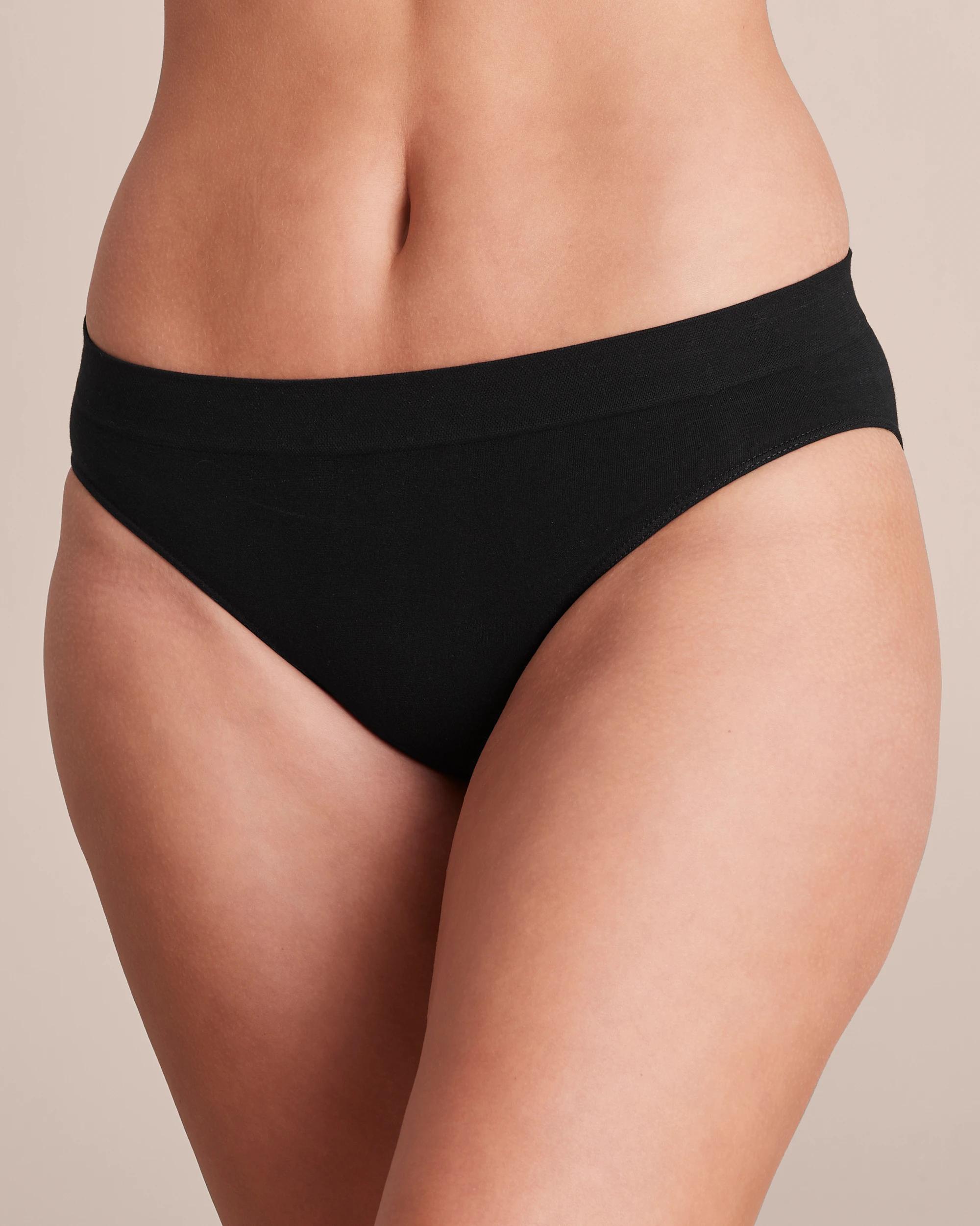 5 Target 2 Pack Cotton Seamfree Bikini Briefs BLACK, 5 of 8