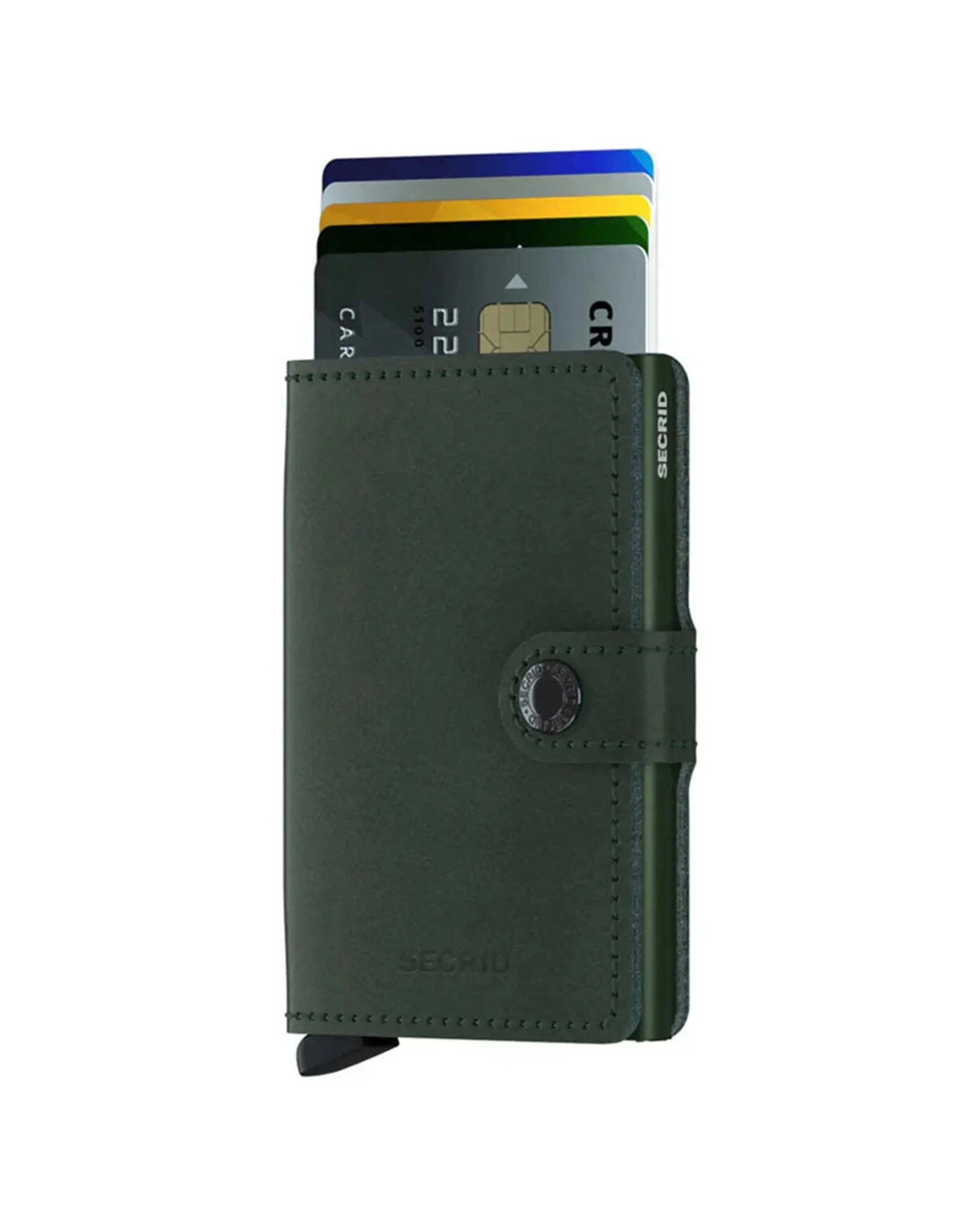 2 Secrid Miniwallet Compact RFID Wallet Compact Everyday Use Ample Storage - Green, 2 of 5