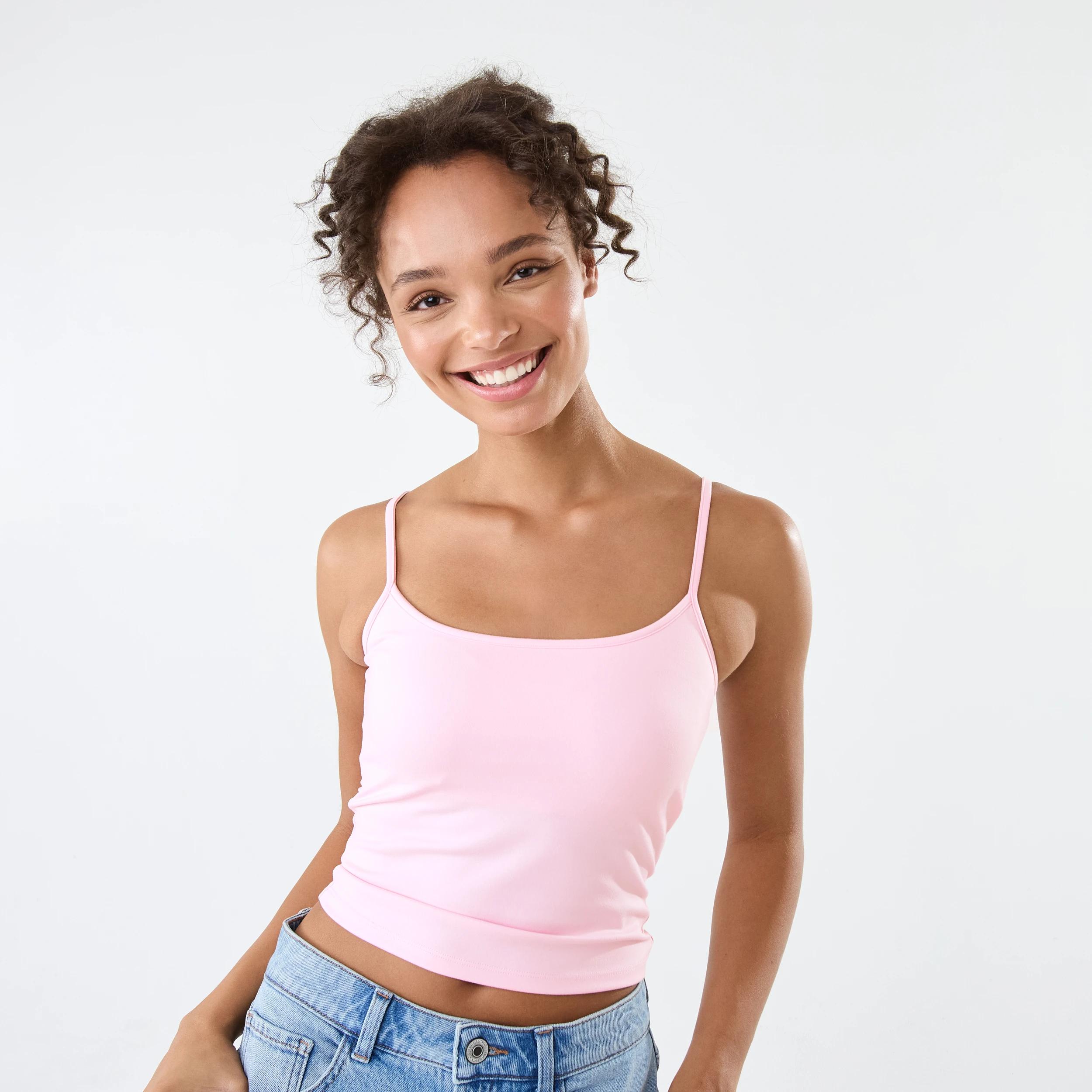 1 Contour Shelf Cami Bllet Pink, 1 of 7