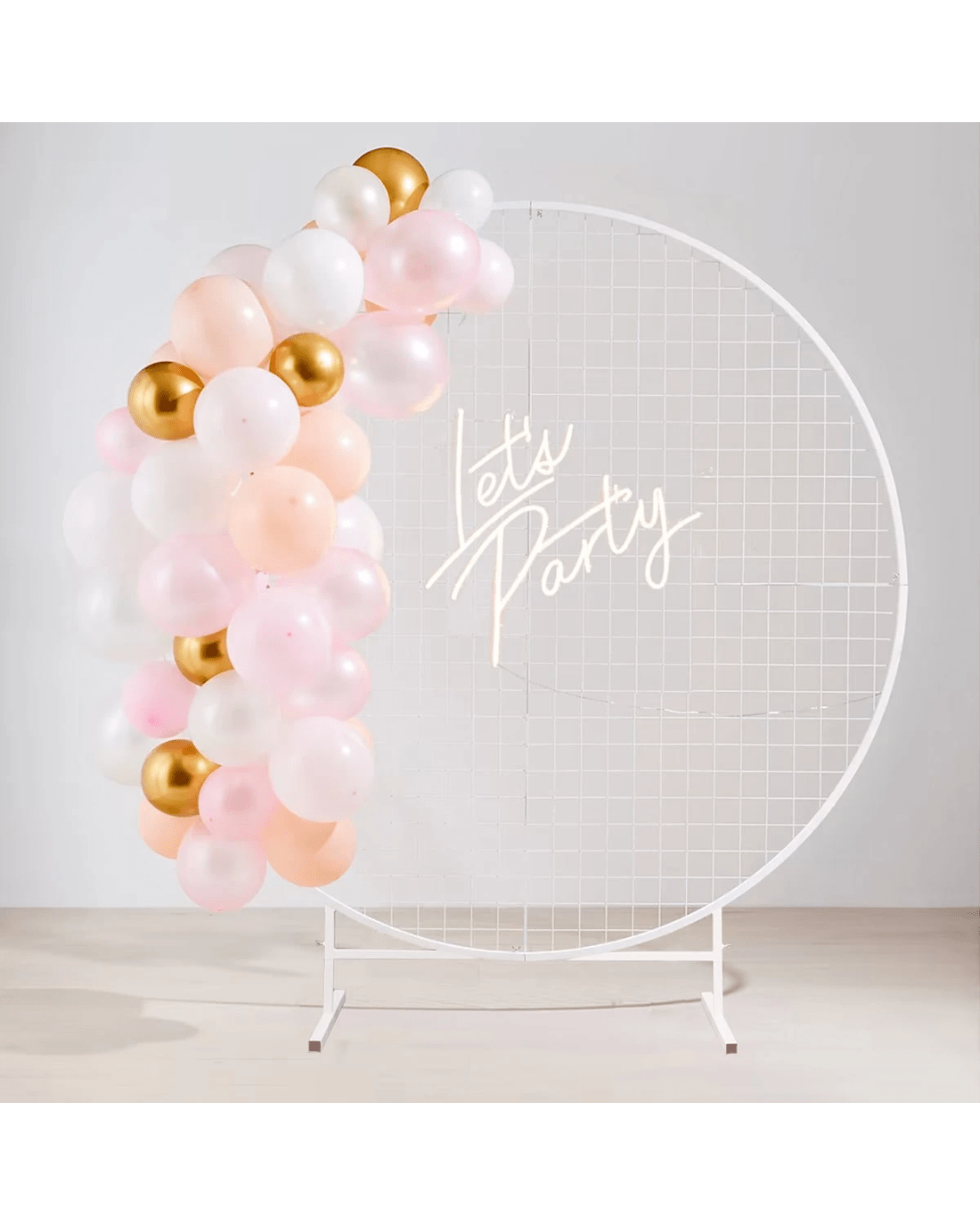 1 Round Mesh Backdrop Stand, 1 of 4