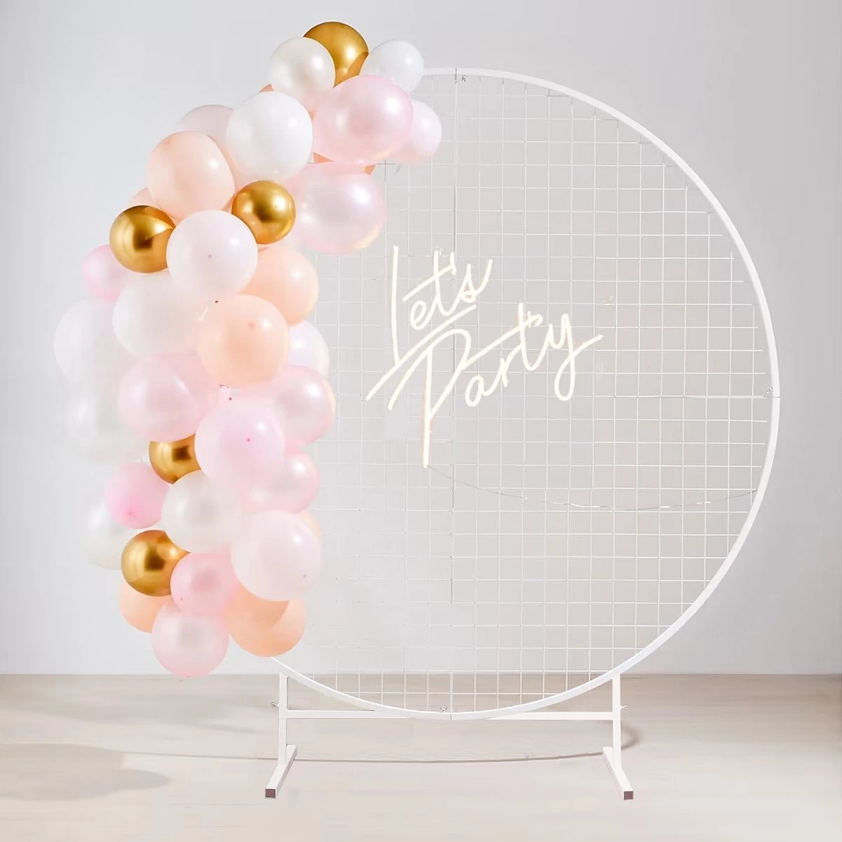 1 Round Mesh Backdrop Stand, 1 of 4