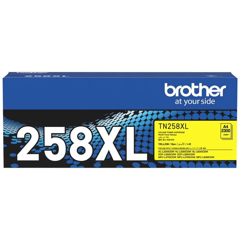 1 Brother TN258XLY Toner Cartridge Yellow, 1 of 1