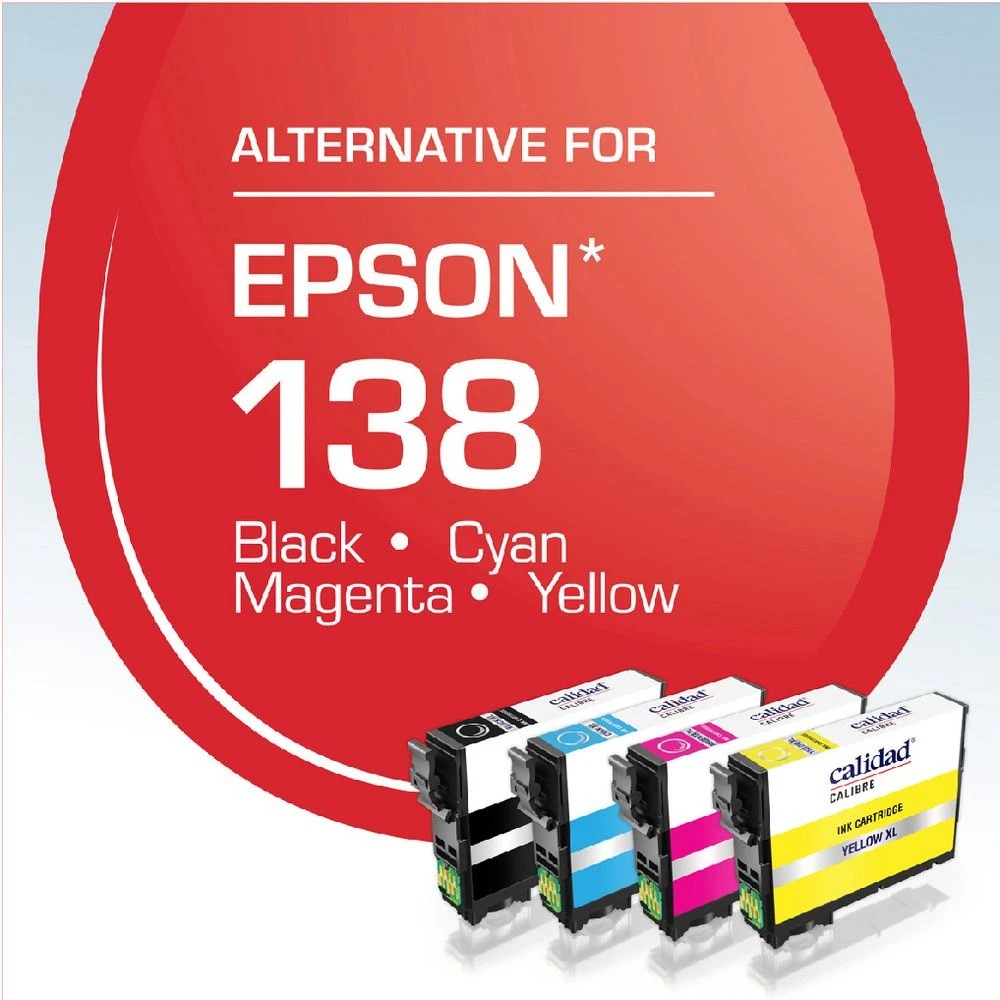 2 Calidad Compatible Epson 138 Ink 4 Pack, 2 of 7