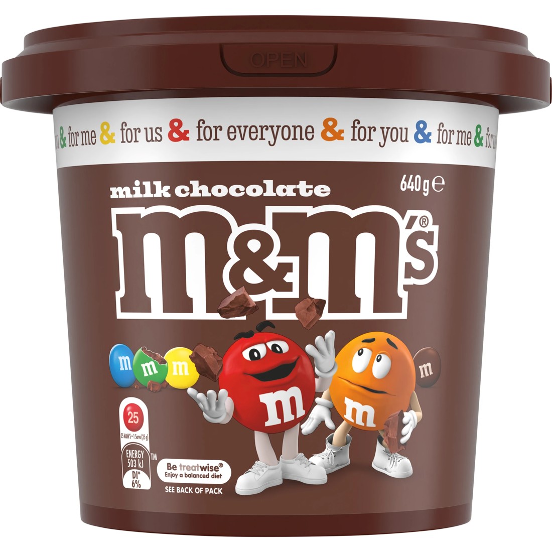1 M&M's Party Bucket 640g, 1 of 6