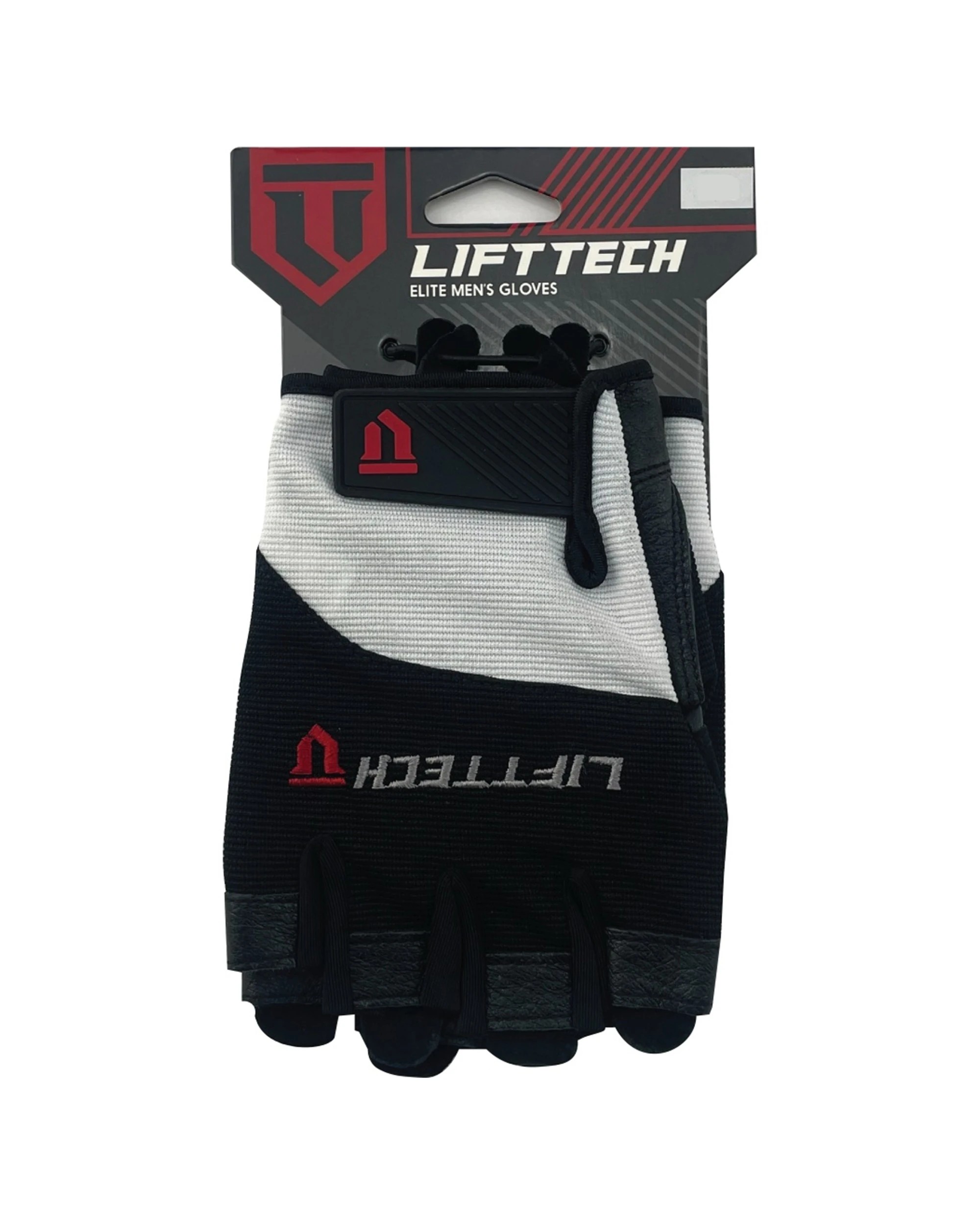 1 Lift-Tech Fitness Elite Heavy Lifting Leather Palm Gloves Medium With Adjustable Wrist Closure - Multi, 1 of 1