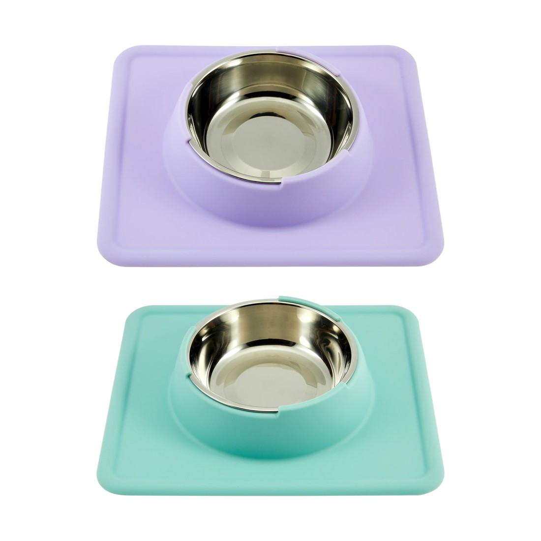 2 Pet Silicone Bowl - Assorted, 2 of 4