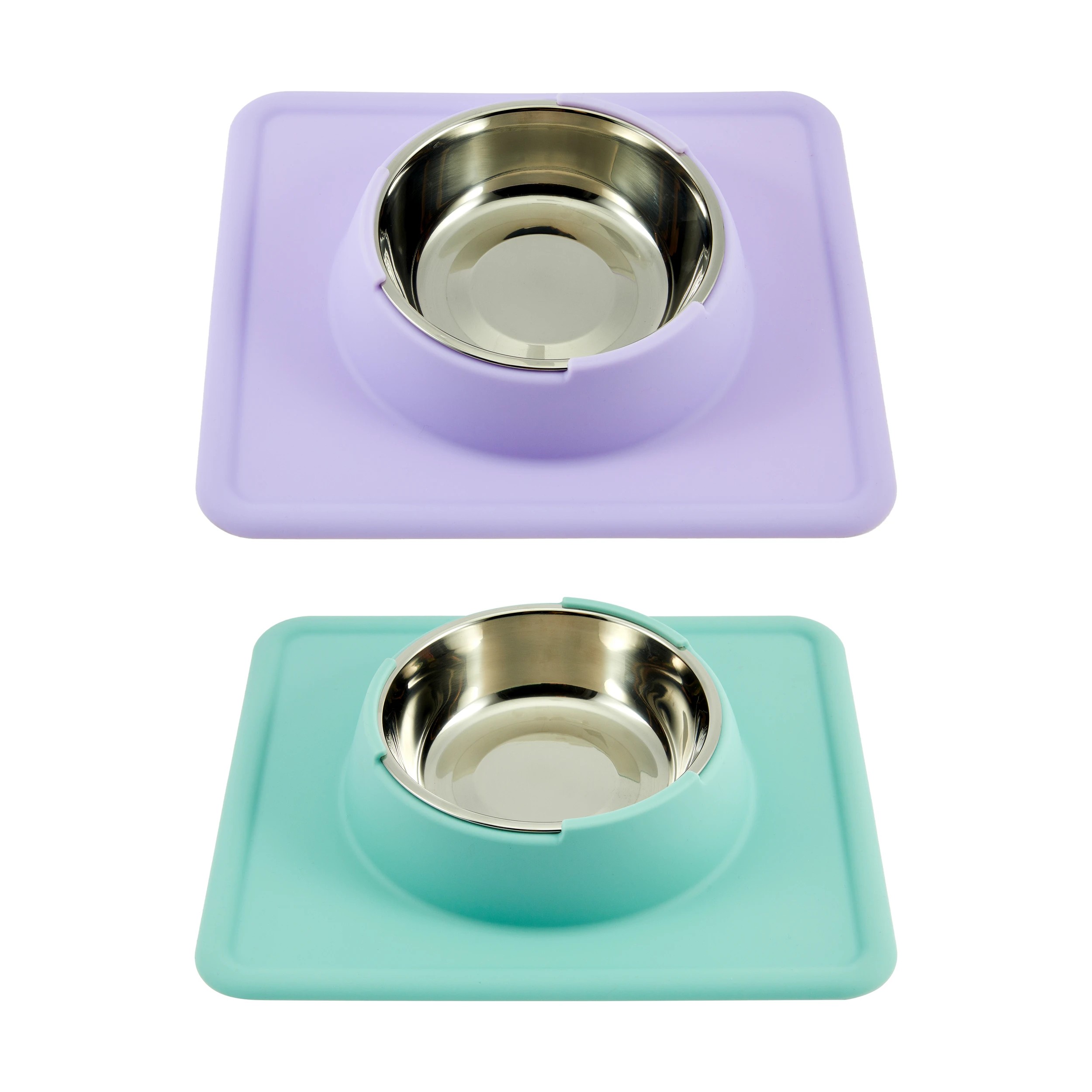 2 Pet Silicone Bowl - Assorted, 2 of 4