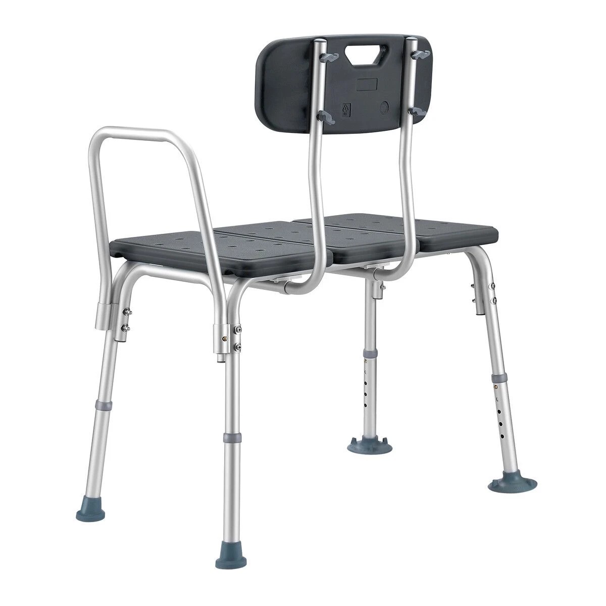 3 LUXSUITE Shower Chair Bath Seat Armrest Backrest Adjustable Bathtub Medical Transfer Bench Bathroom Elderly Disability, 3 of 4