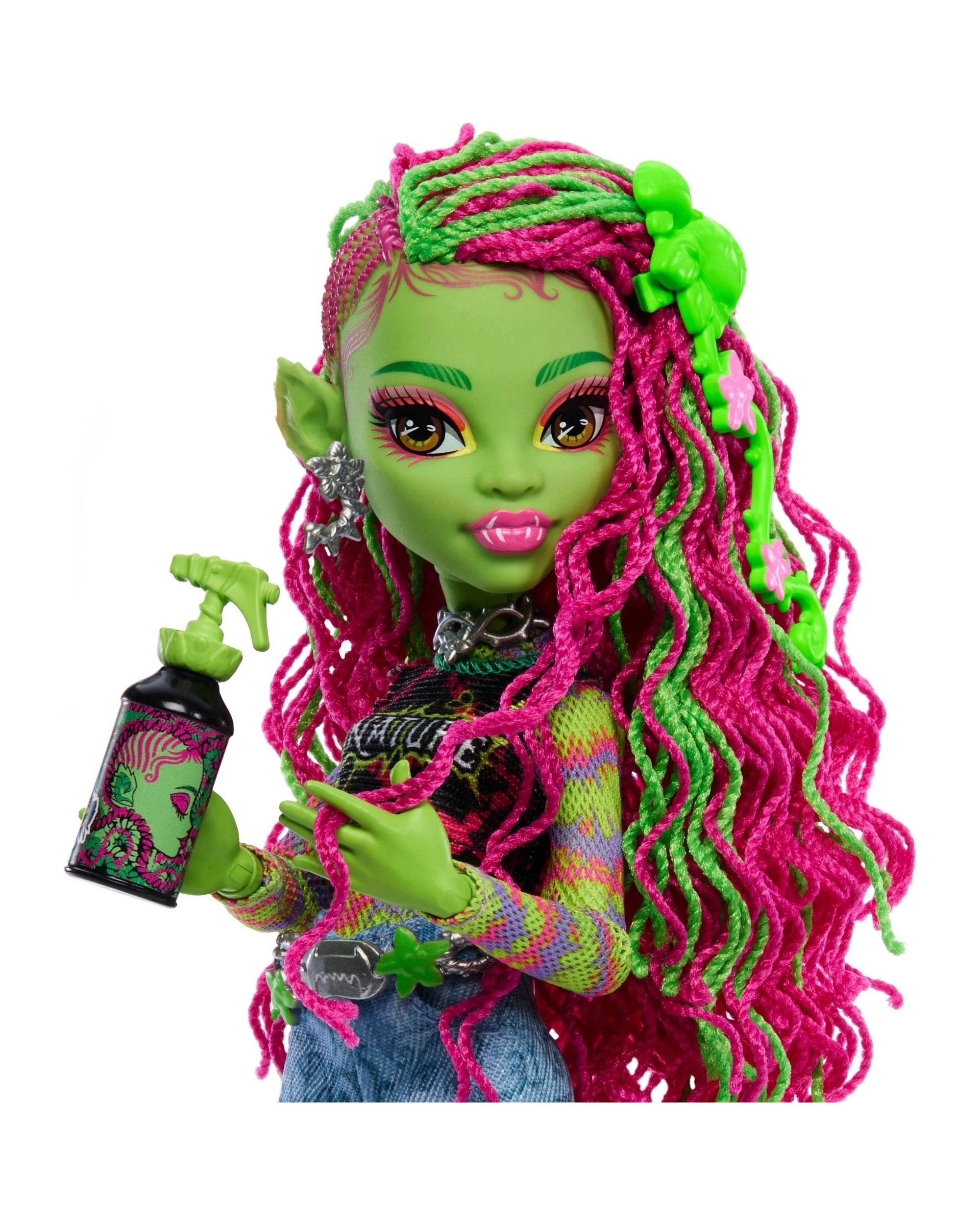 4 Monster High Venus McFlytrap With Chewlian Pet Fashion Doll, 4 of 5