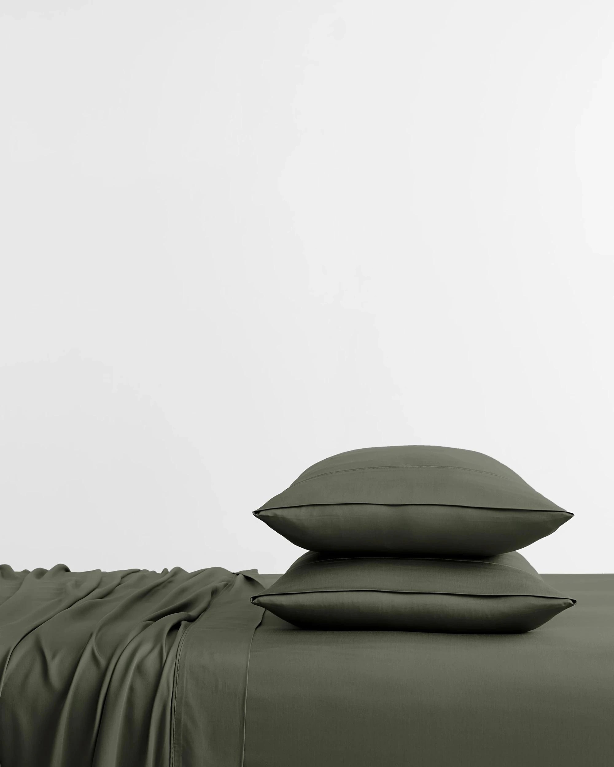 1 Target Laynie Viscose Bamboo Sheet Set - Queen Bed - Green, 1 of 3