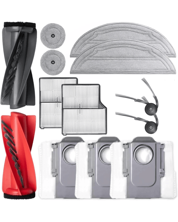 Hygieia Value Kit For Roborock Saros 10R Robot Vacuum Cleaner - Grey