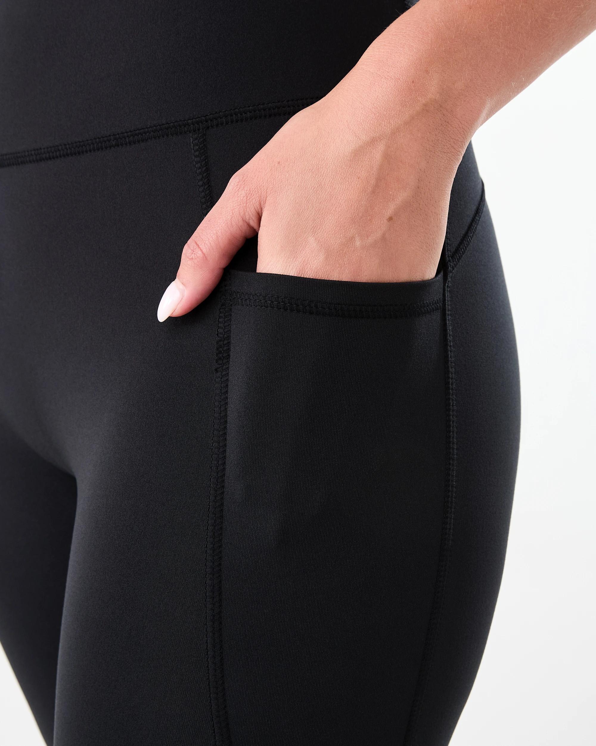 5 Active Womens Ultrasoft Leggings BLACK, 5 of 6