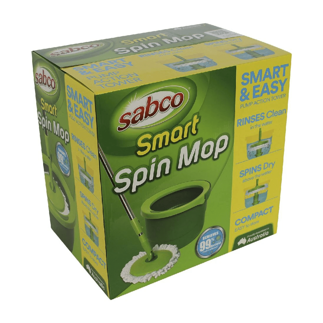 2 Sabco Smart Spin Mop and Bucket Set, 2 of 4