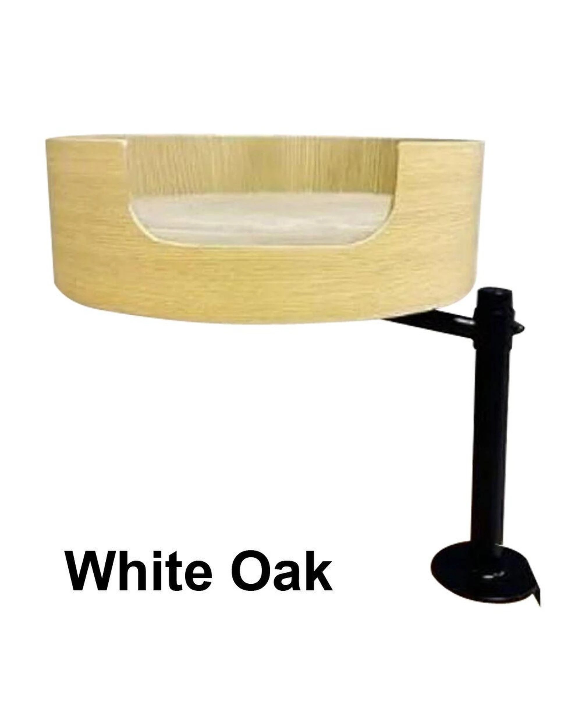 4 Desk Nest Cat Bed Space-Saving Elevated Bed for Cats White Oak - White, 4 of 4