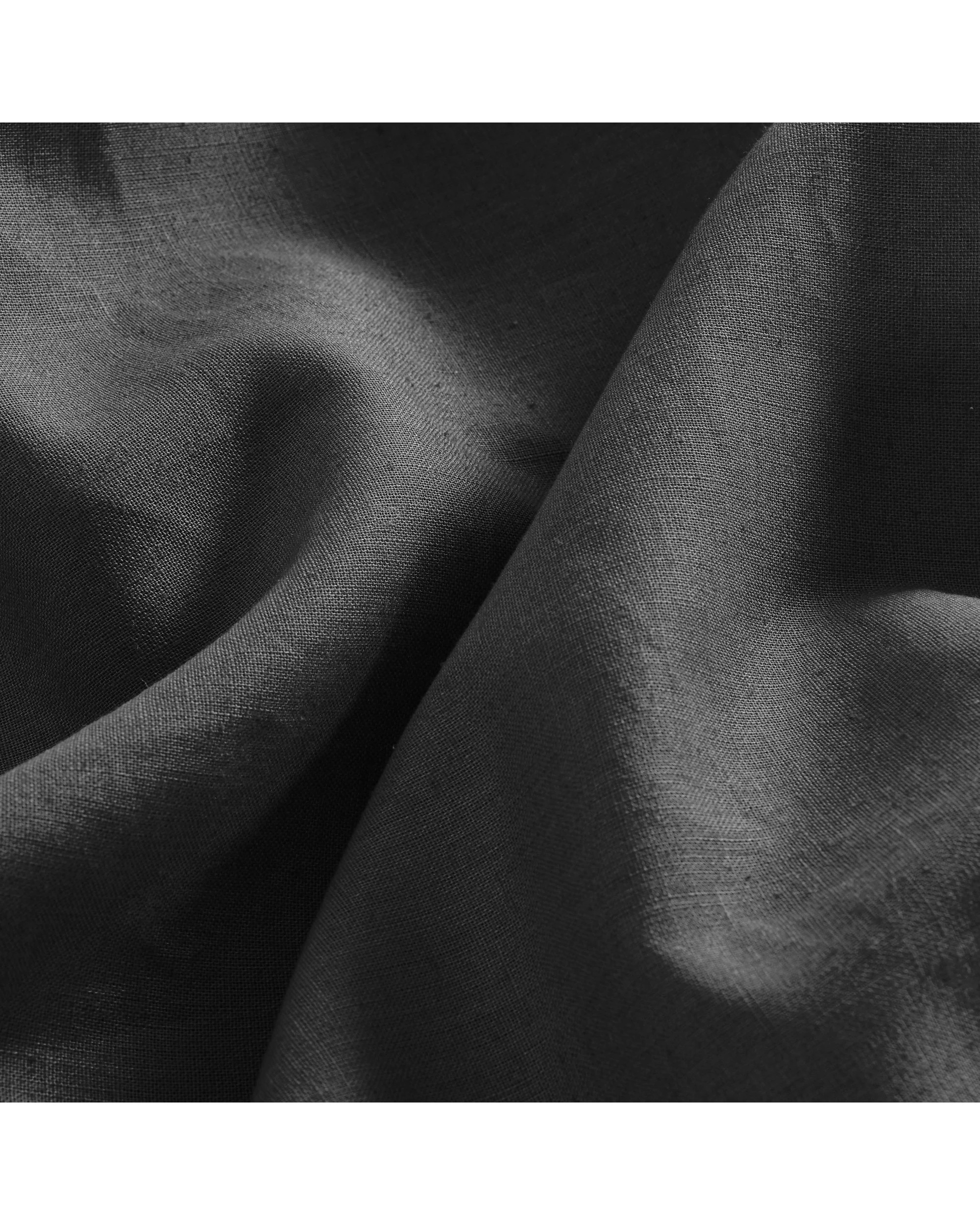 3 Dreamaker Linen Cotton Quilt Cover Set - Single Bed - Charcoal, 3 of 8