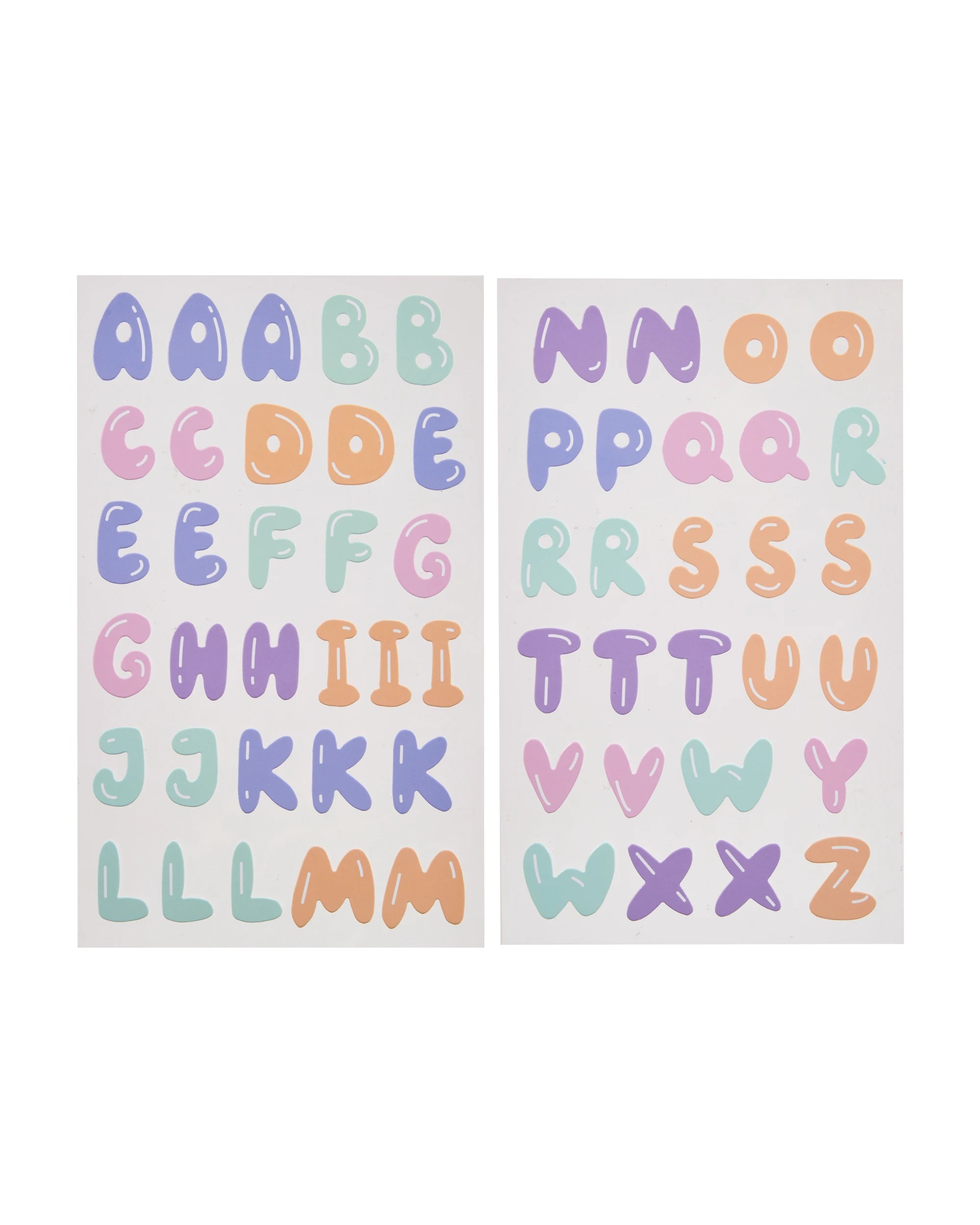 2 Alphabet Stickers - Bubble, 2 of 3