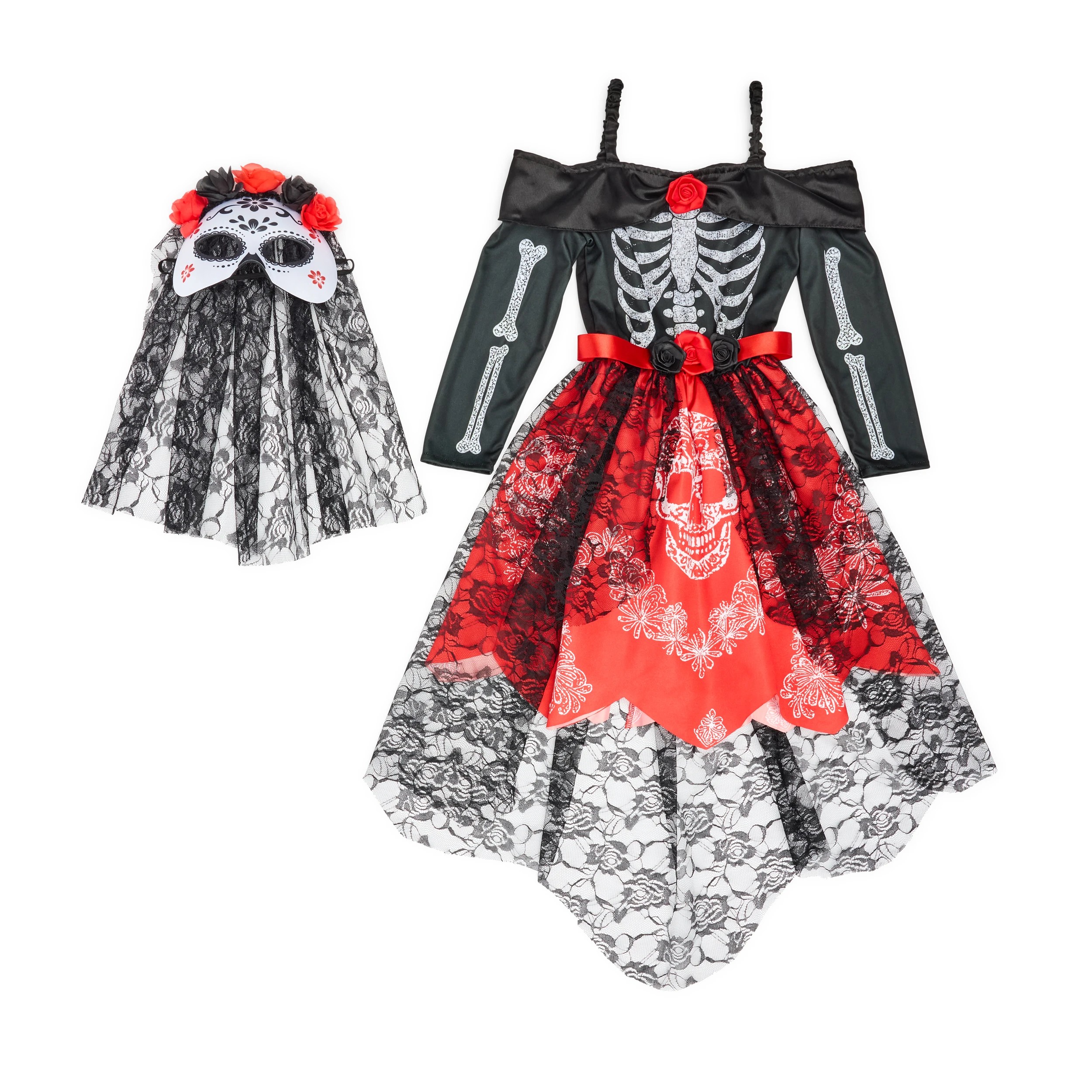 9 2 Piece Skeleton Costume - Ages 6-8, 9 of 9