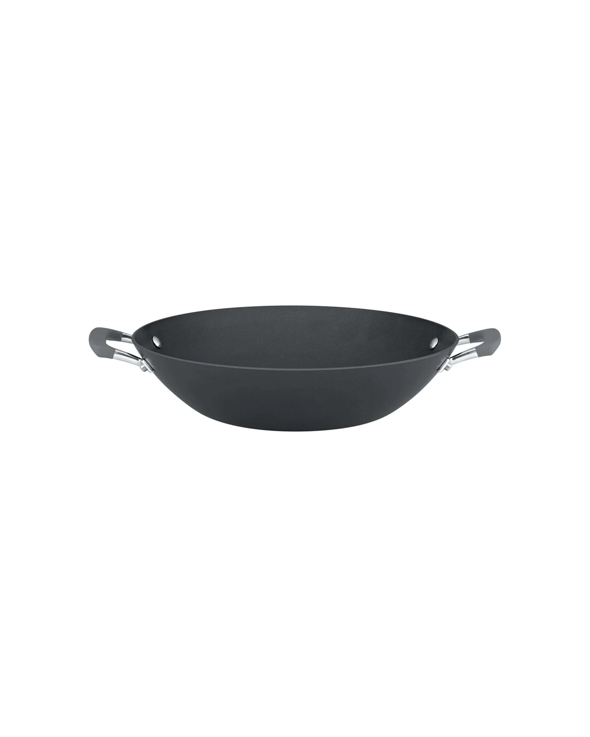 4 Anolon Endurance+ Non-Stick Hard-Anodised Induction Wok 36cm - Black, 4 of 5