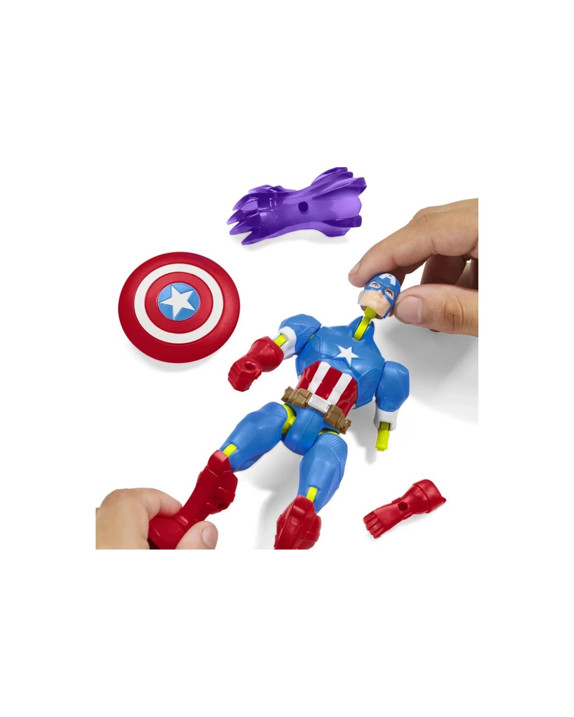 5 MixMashers Marvel Avengers Captain America Action Figure, 5 of 8