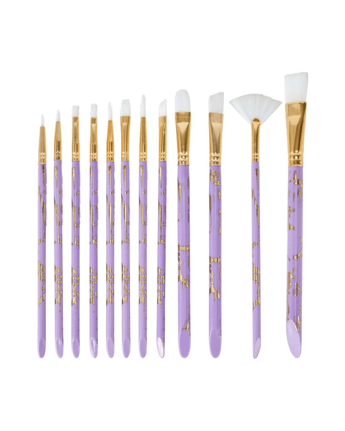 2 12 Piece Paint Brush Set - Marble, 2 of 3
