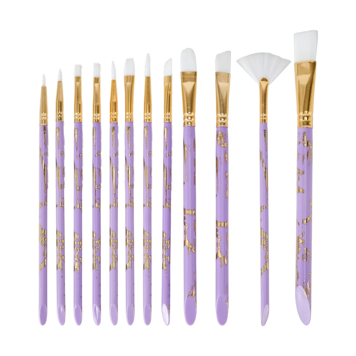 2 12 Piece Paint Brush Set - Marble, 2 of 3