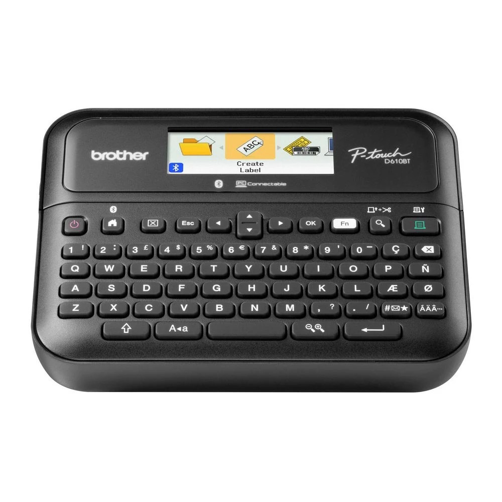 2 Brother PTD610BT Desktop Label Printer  Black, 2 of 10