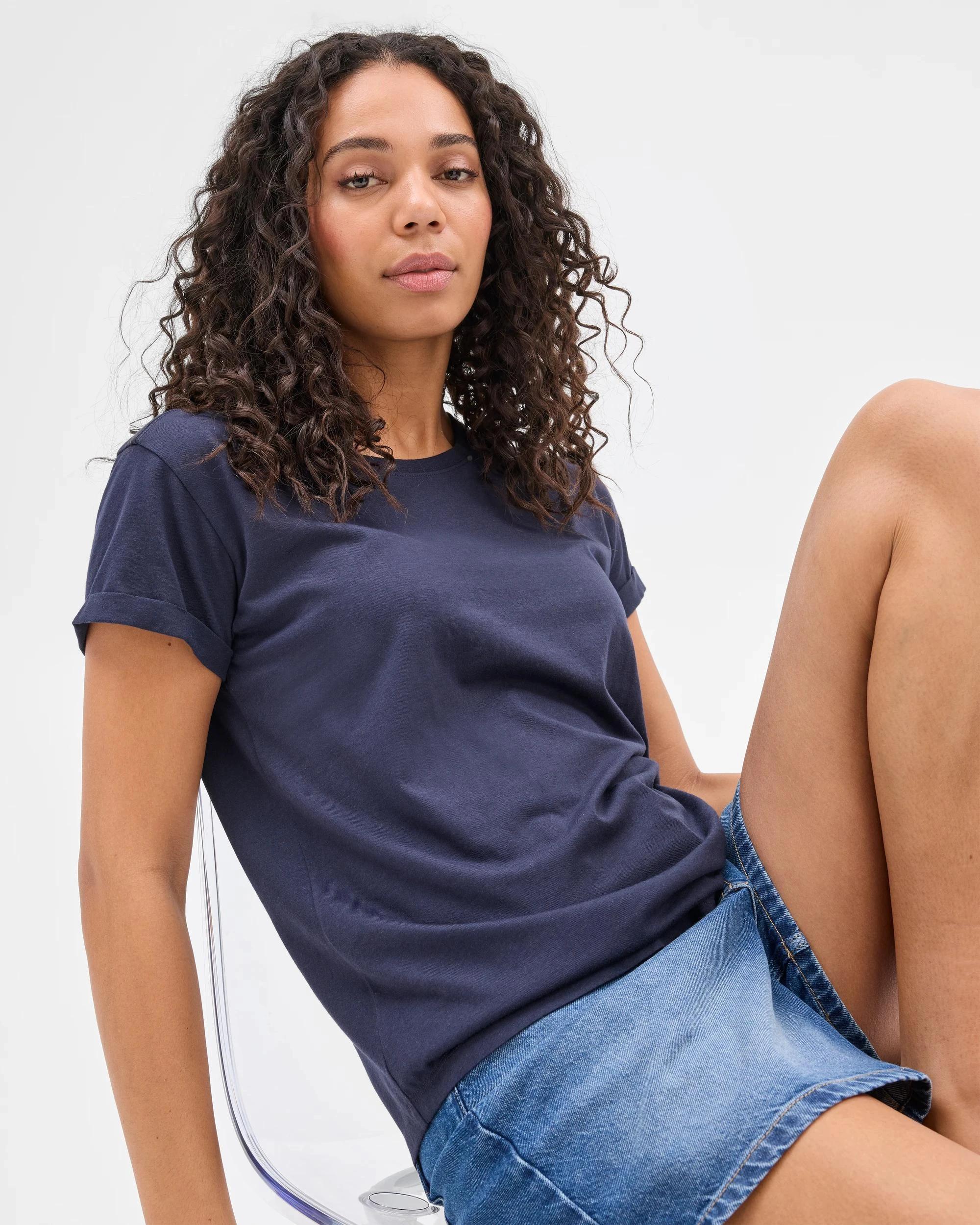 6 Target Cotton/Modal Relaxed Crew T-Shirt NIGHT SKY, 6 of 6