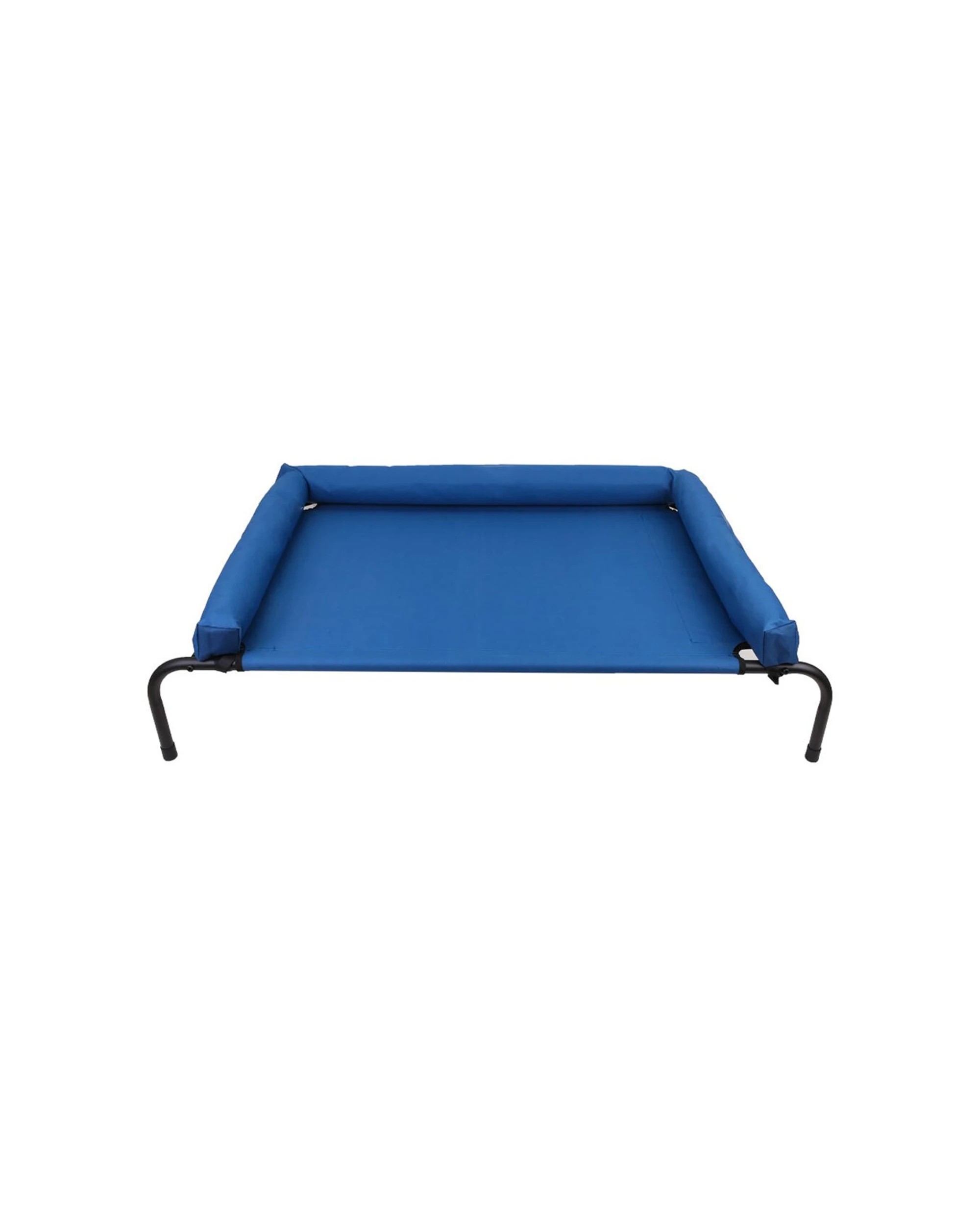 2 Paws And Claws 90cm Blue Elevated Bolster Pet Bed Durable Washable Indoor Dog Bed - Large Size Blue
 - Blue, 2 of 2