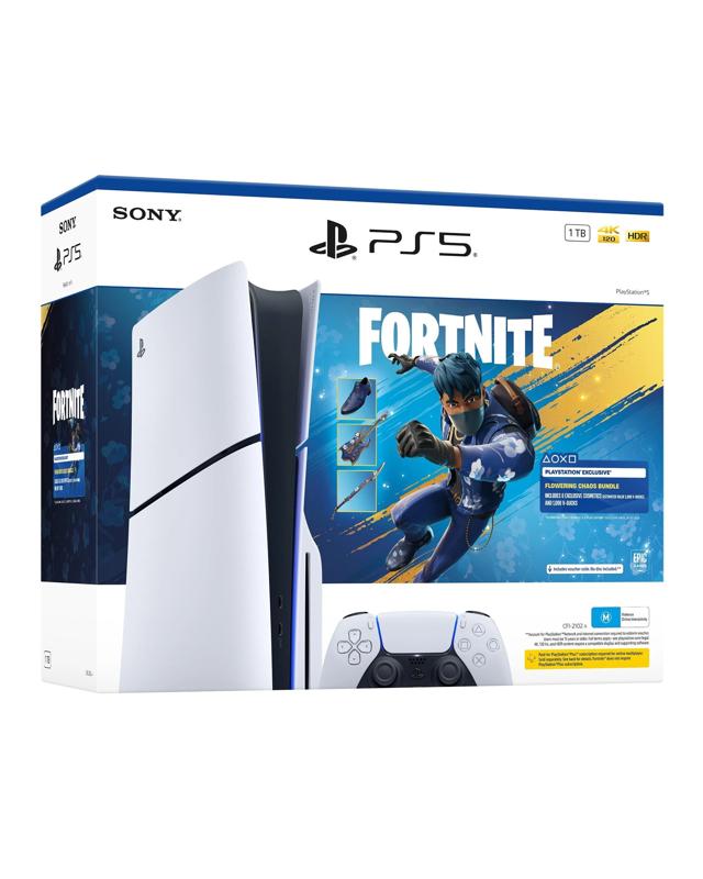 PlayStation 5 1TB Console - Fortnite Flowering Chaos Bundle - W