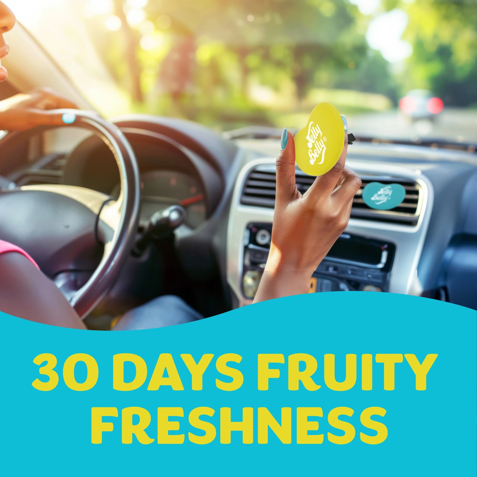 4 Jelly Belly Duo Vent Air Freshener - Berry Lemonade, 4 of 7