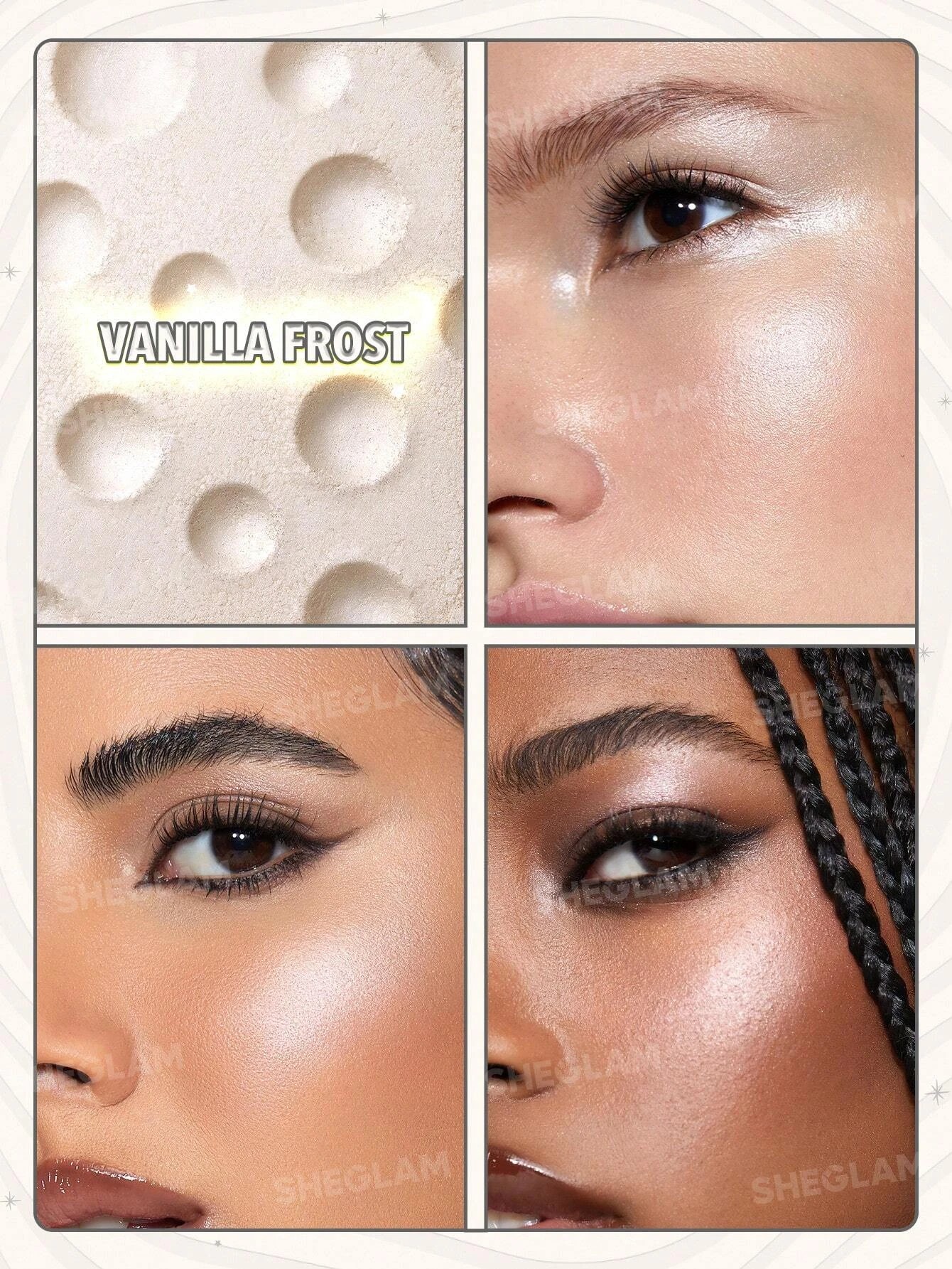 3 SHEGLAM Lunar Glow Highlighter - Vanilla Frost, 3 of 6