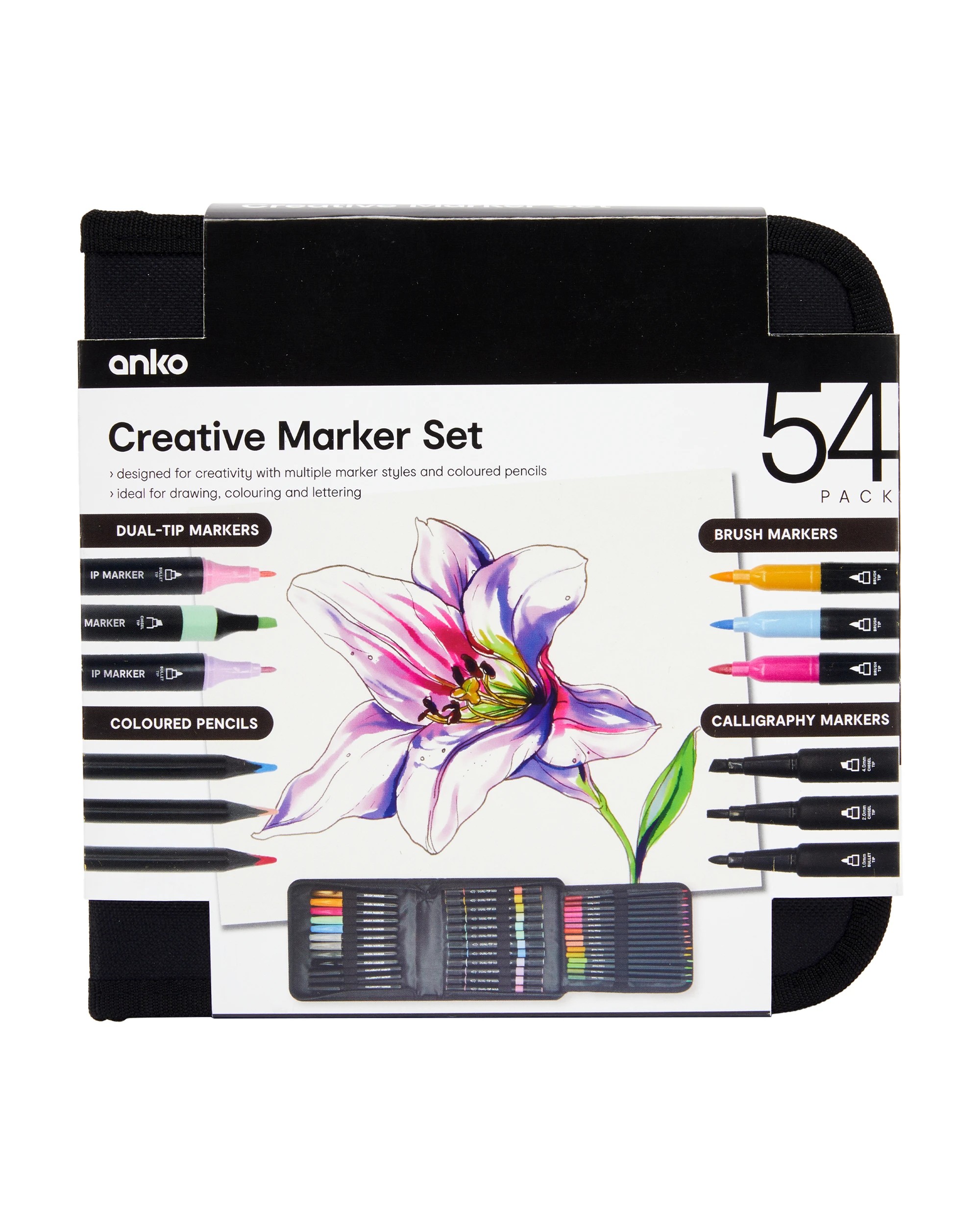 1 54 Pack Creative Marker Set, 1 of 10