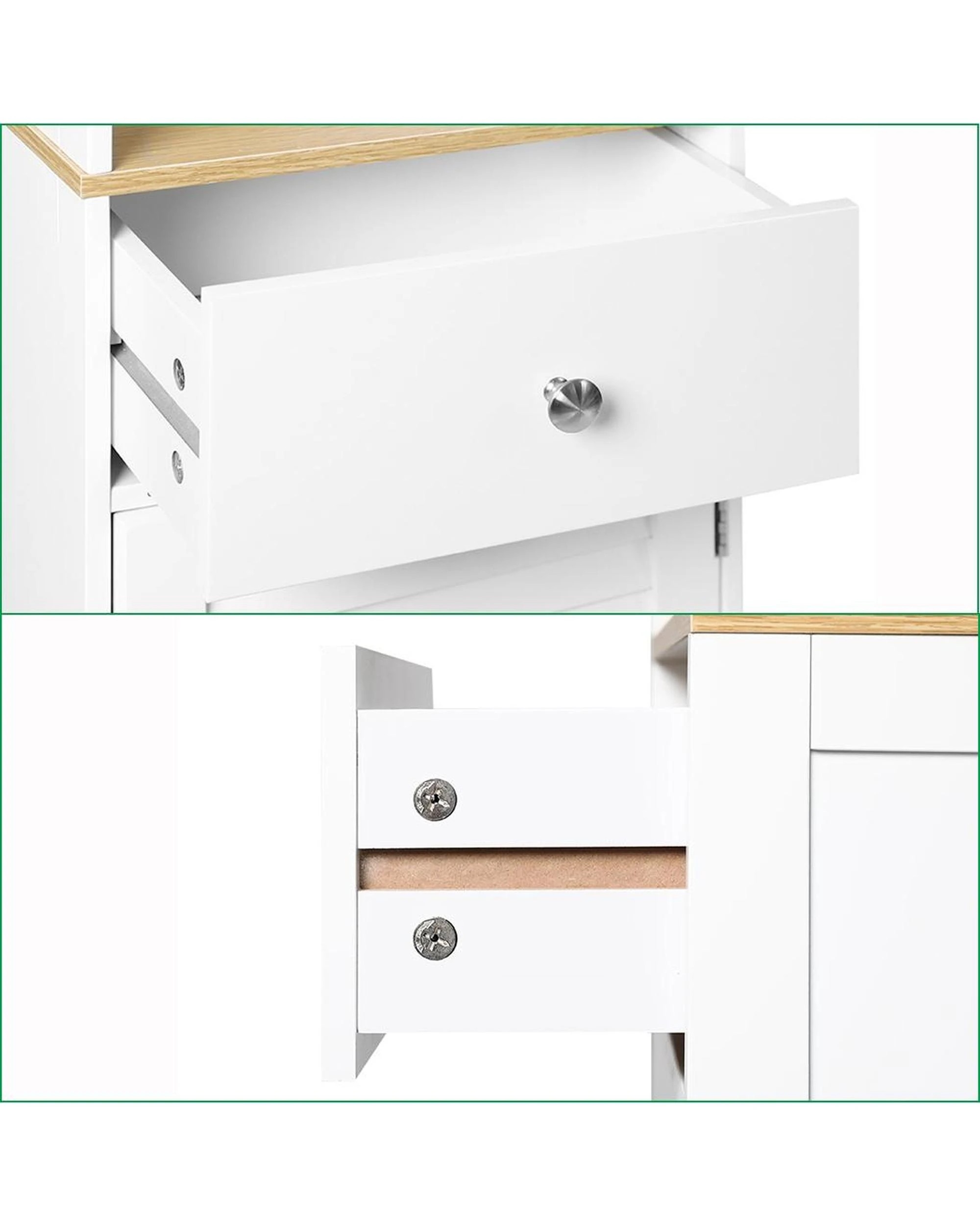 5 Auston Tall Bathroom Storage Cabinet, 5 of 10