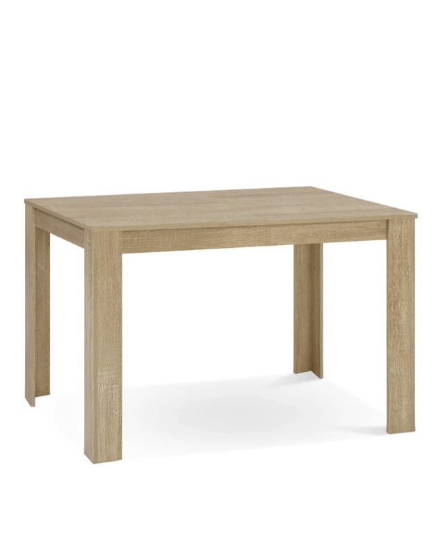 Artiss Dining Table Rectangular 4 Seater 120CM Oak Natu - Nat