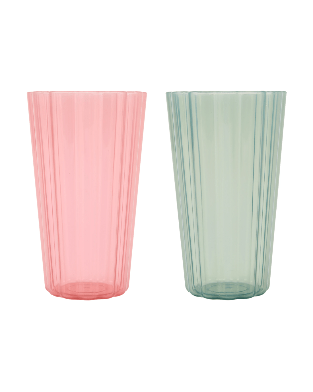 2 6 Piece Reusable Scalloped Tumblers - Assorted, 2 of 4