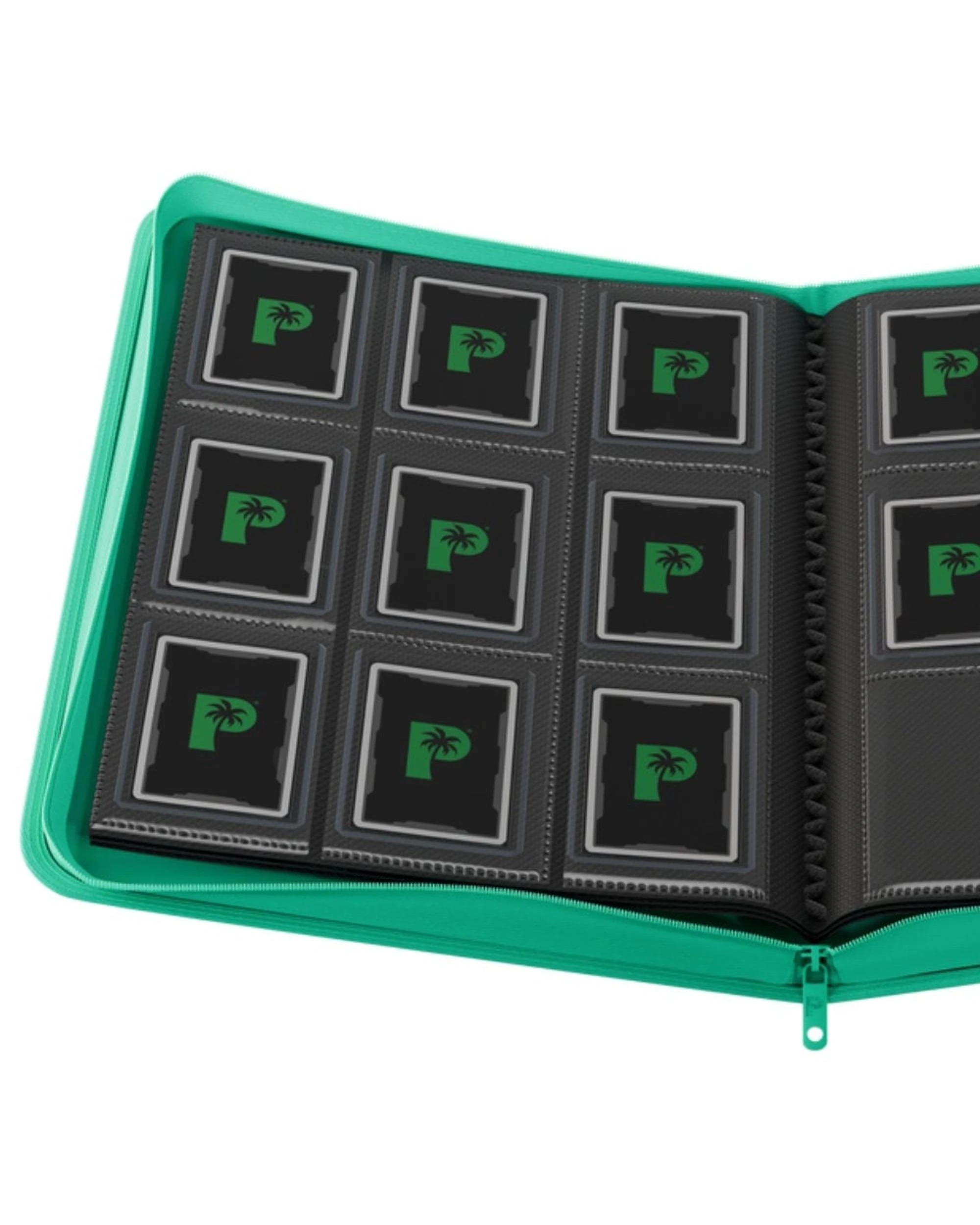 2 Palms Off Gaming Collector's Series Top Loader 9 Pocket Zip Binder - Turquoise, 2 of 7