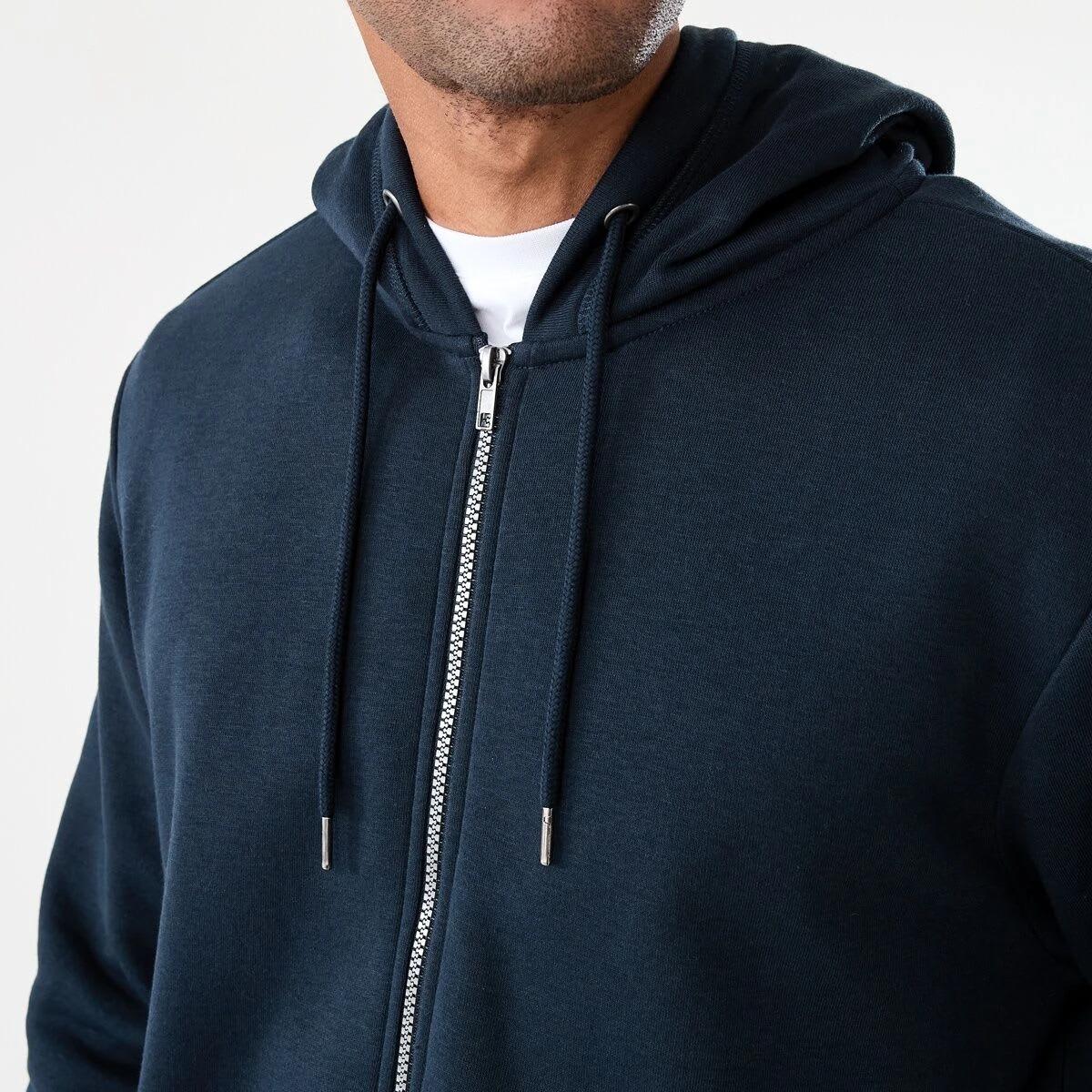 6 Comfort Zip Through Hoodie Nvy Sphire, 6 of 7