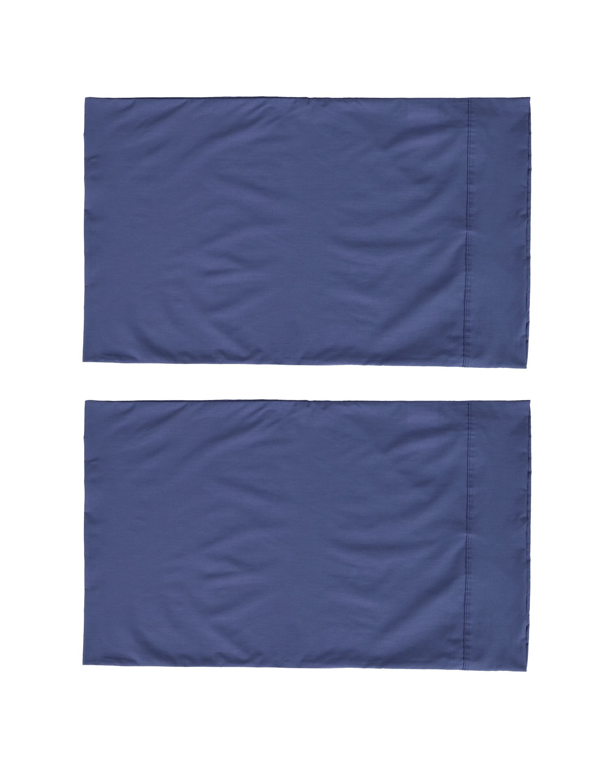 2 2 Pack 180 Thread Count Standard Pillowcases - Mid Blue, 2 of 5
