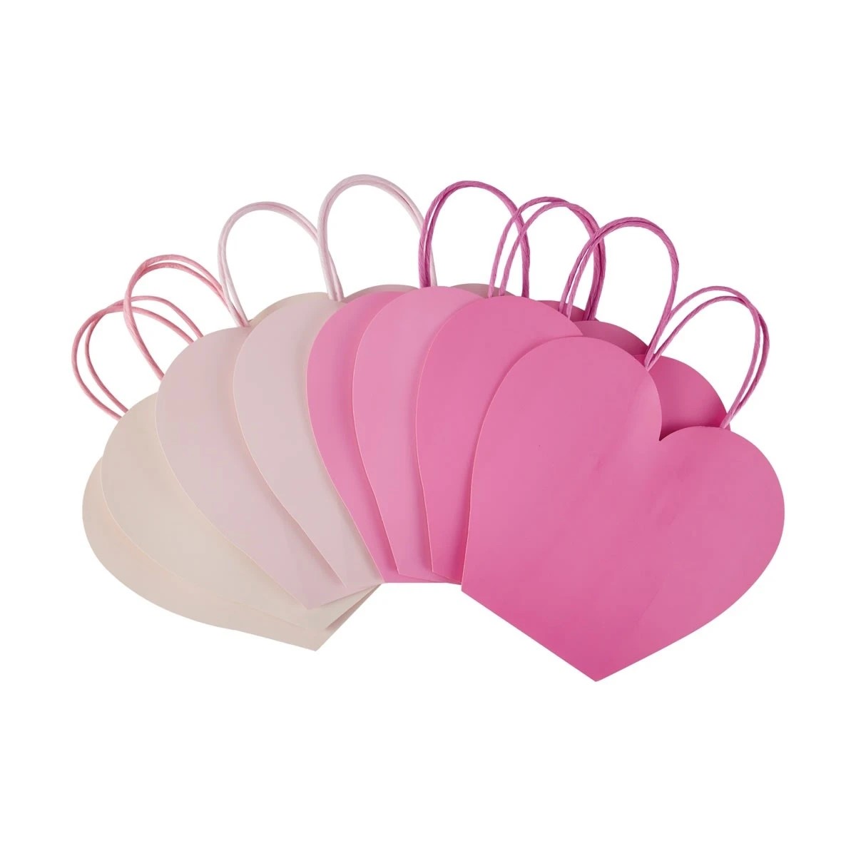 6 8 Piece Heart Shaped Loot Bags, 6 of 7