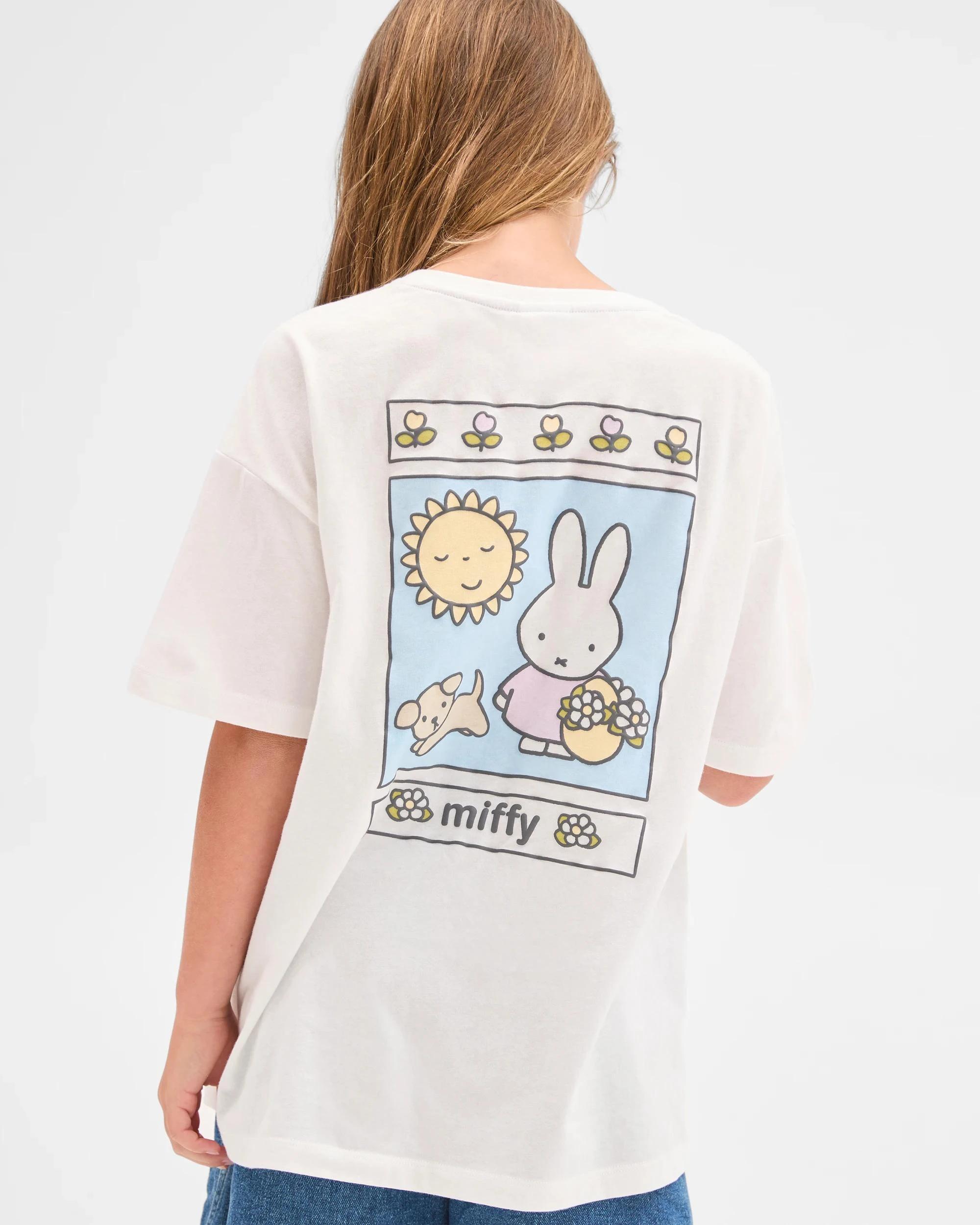 4 Miffy Australian Cotton Short Sleeve T-Shirt CREAM, 4 of 7