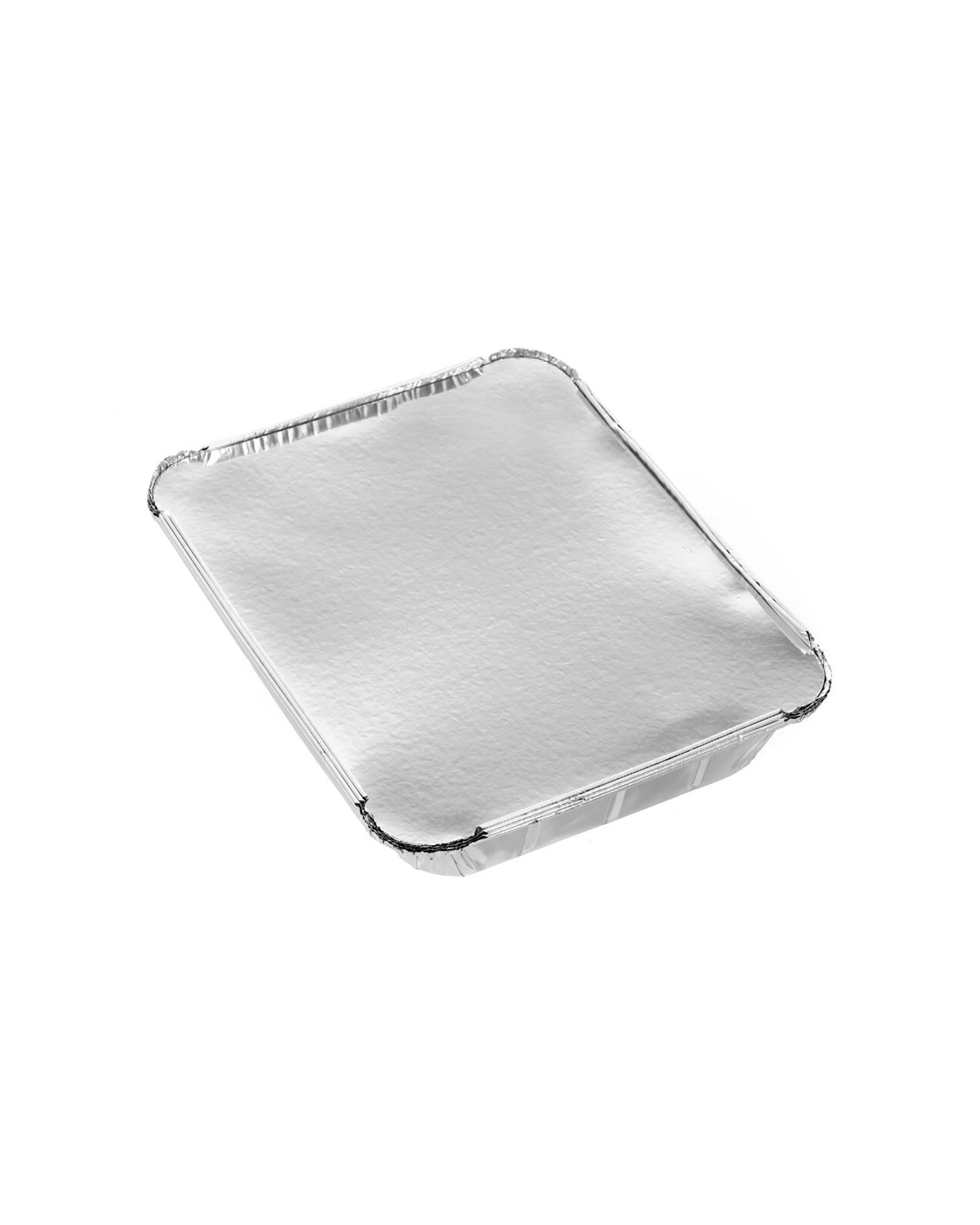 3 Lemon & Lime 12PK Foil Container With Lid Shelf Ready 32x26x5.5cm - Silver, 3 of 4