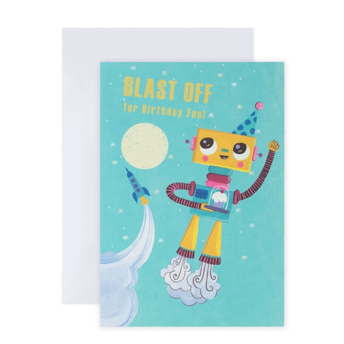 1 Creative Publishing by Hallmark Birthday Card - Adorable Robot, 1 of 3